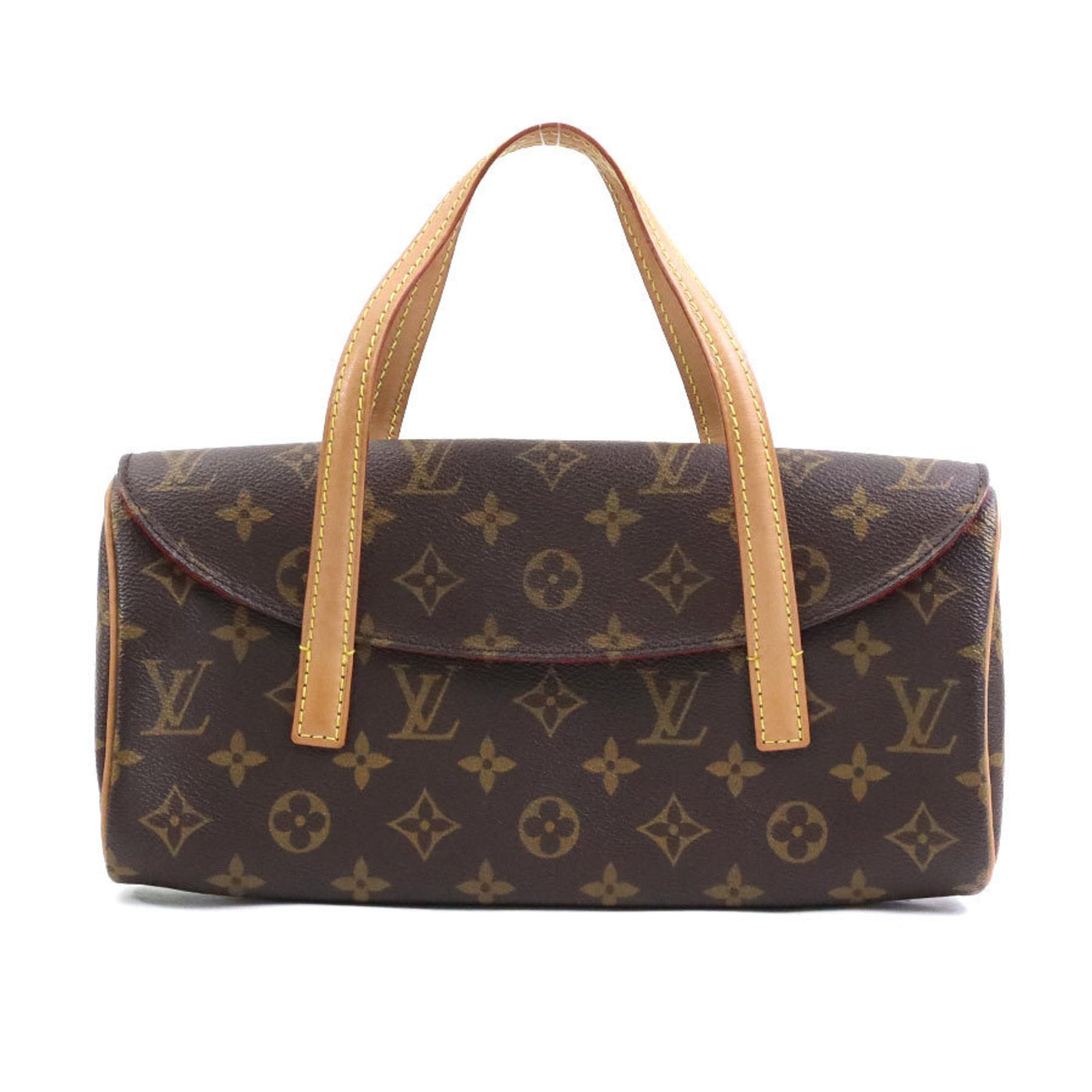 Louis Vuitton Handbag Monogram Sonatine Canvas Brown