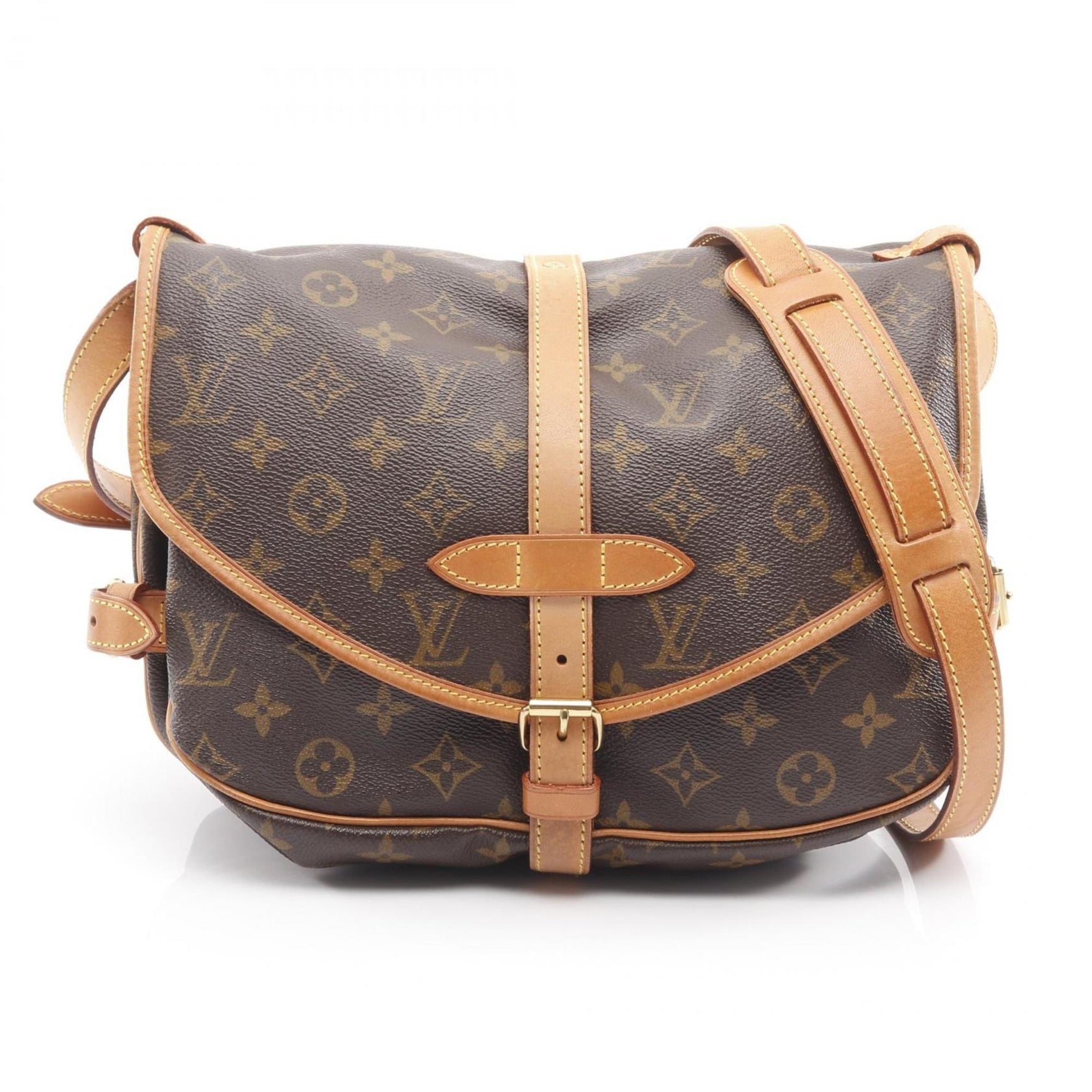 Louis Vuitton Saumur 30 Shoulder Bag, Coated Canvas and Leather, Monogram
