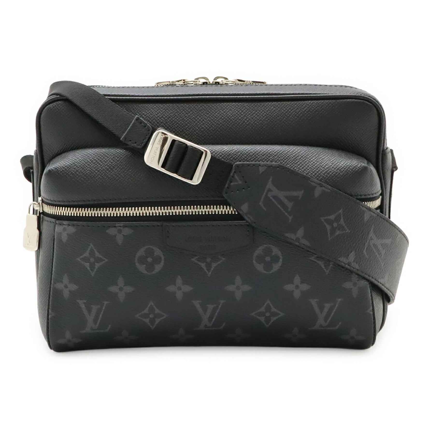 Louis Vuitton Taiga Rama Monogram Eclipse Outdoor PM Shoulder Bag in and Black