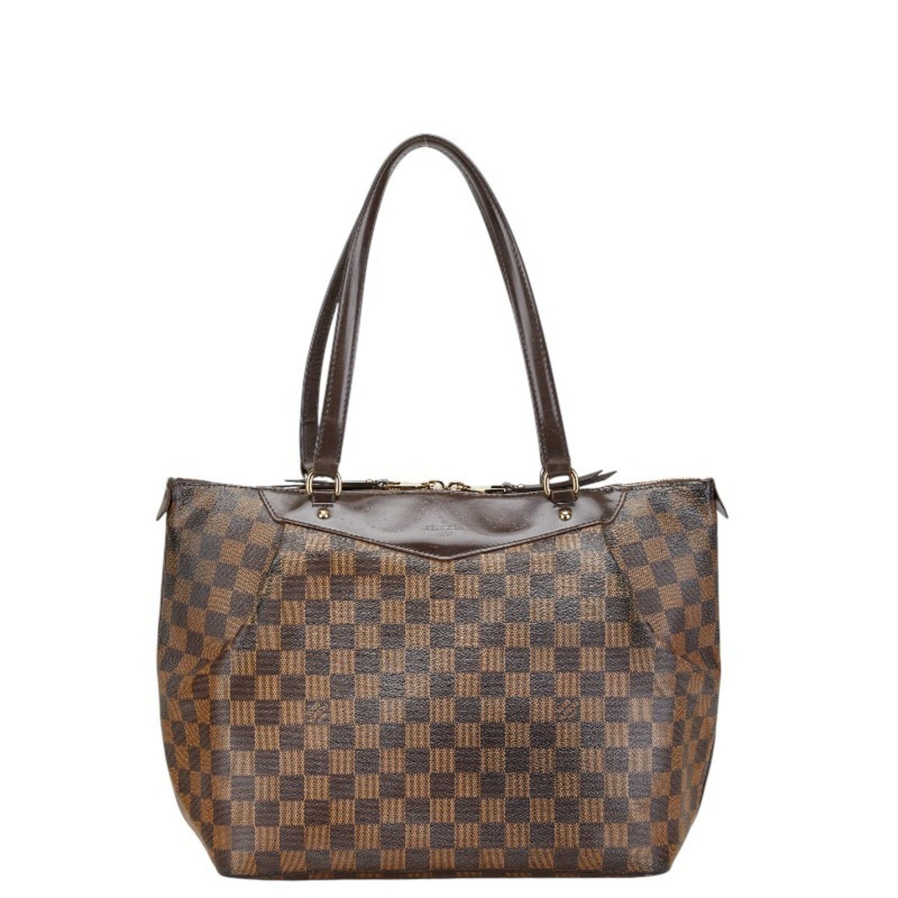 Louis Vuitton Damier Westminster GM Tote Bag Shoulder N41103 Brown PVC Leather Women's LOUIS VUITTON