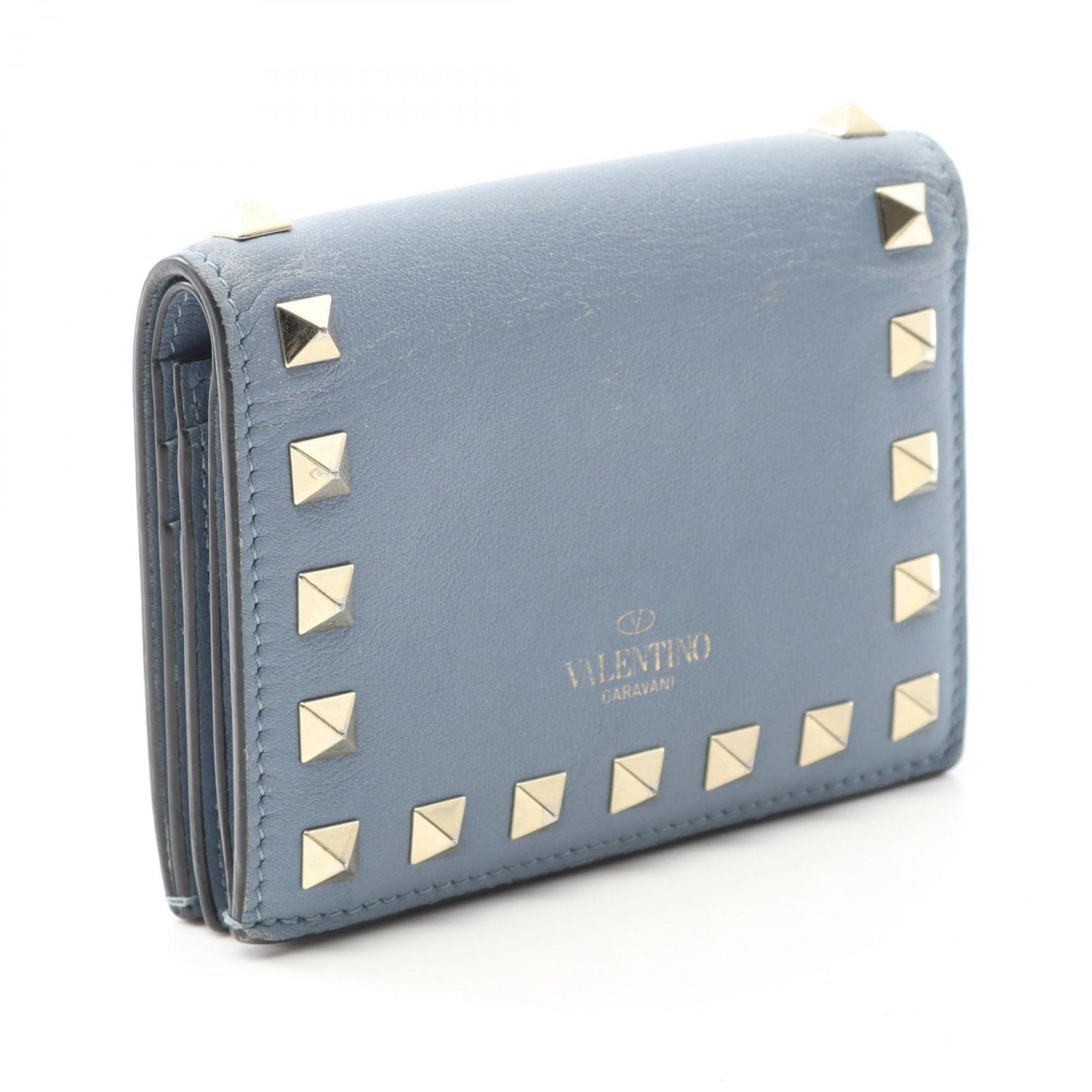Valentino Garavani Rockstud Bifold Wallet, Leather