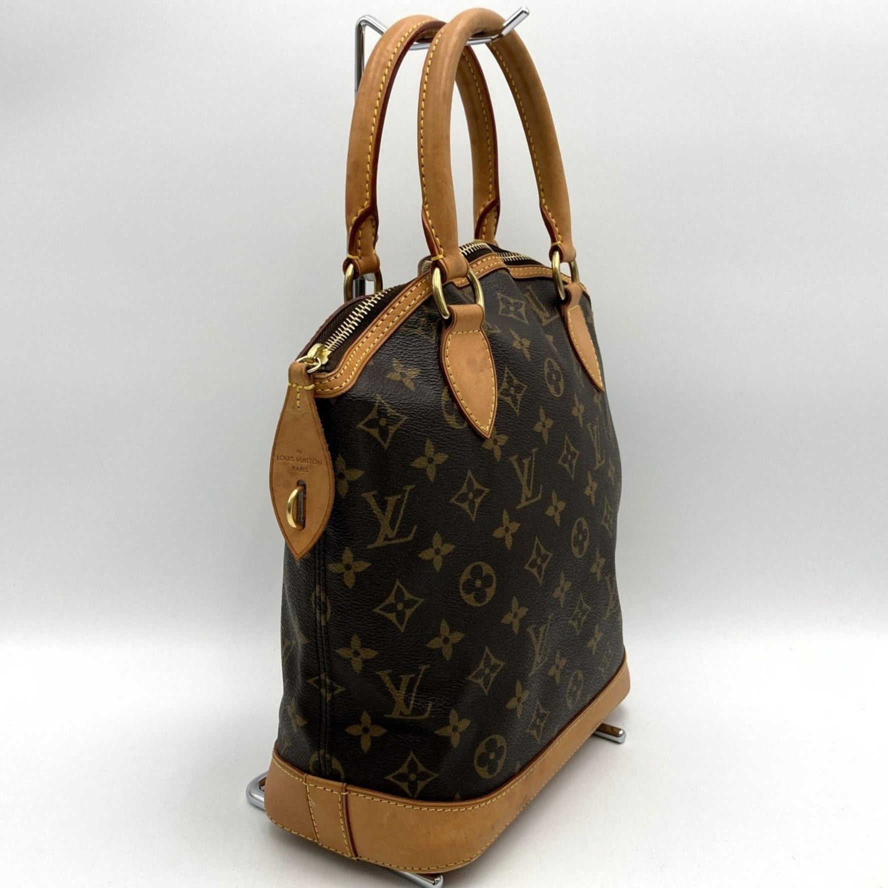 LOUIS VUITTON M40102 Lockit () Handbag Brown Monogram Women's