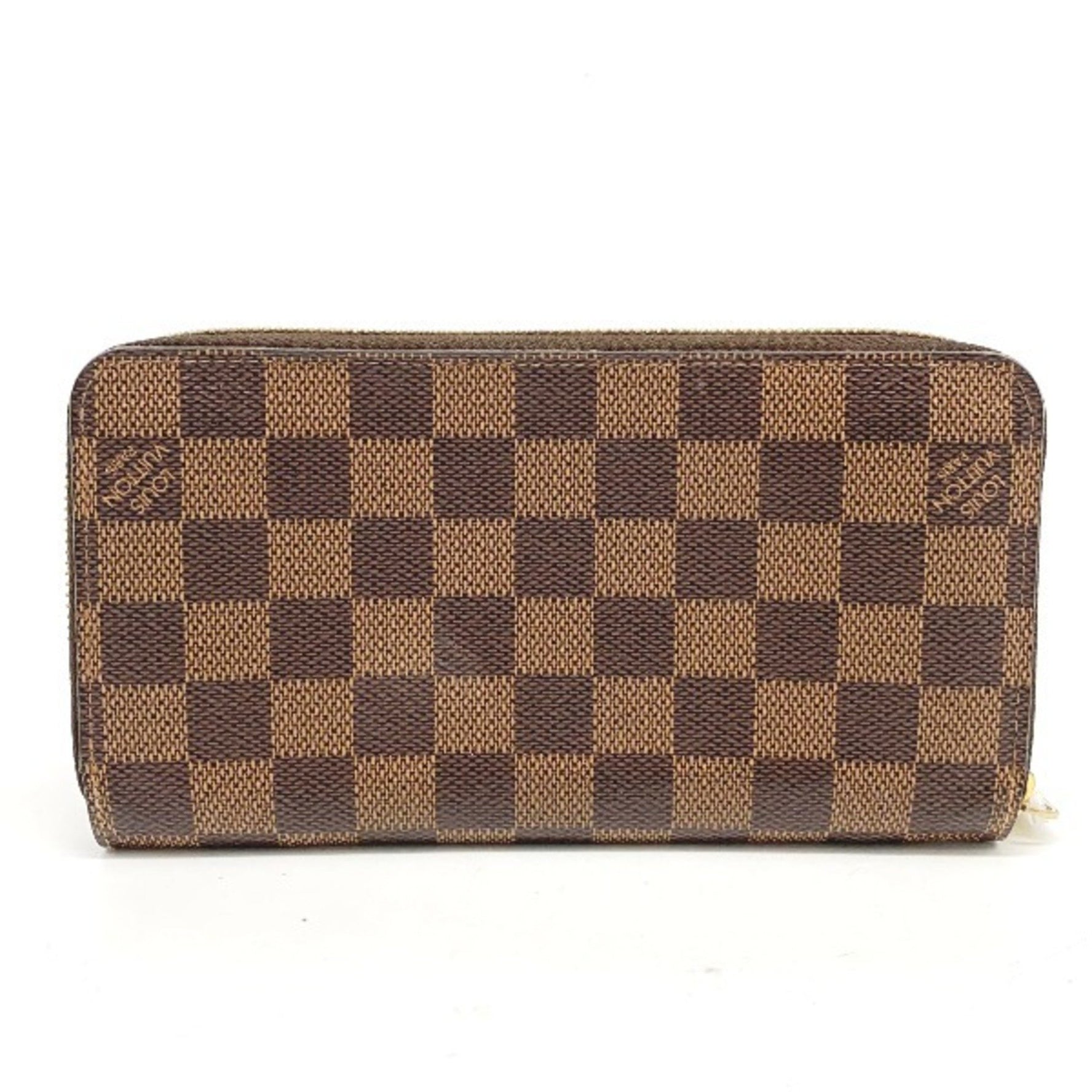 Louis Vuitton Round Zipper Damier Zippy Wallet Long LV