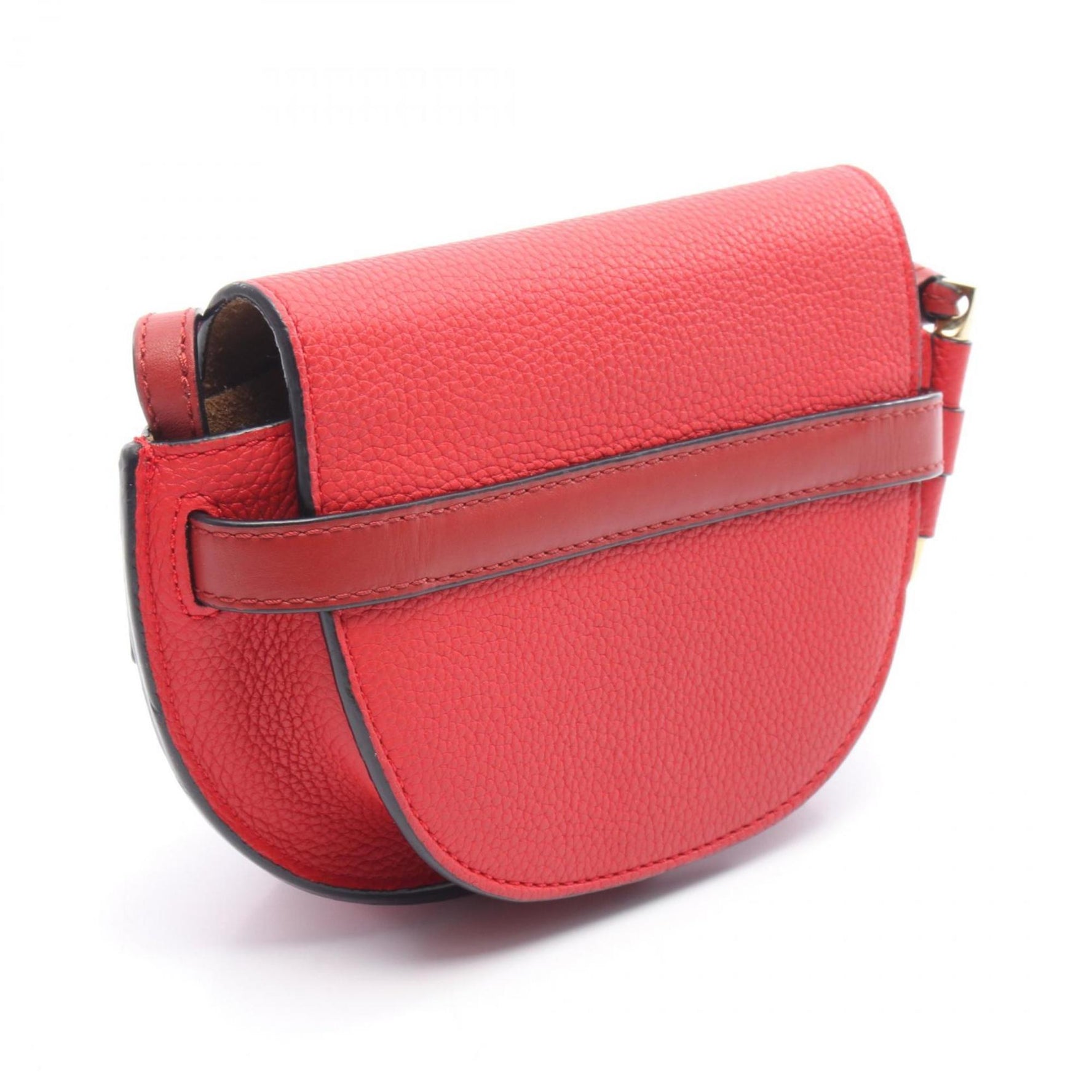 LOEWE Gate Bag Mini Shoulder Bag, Leather, Red