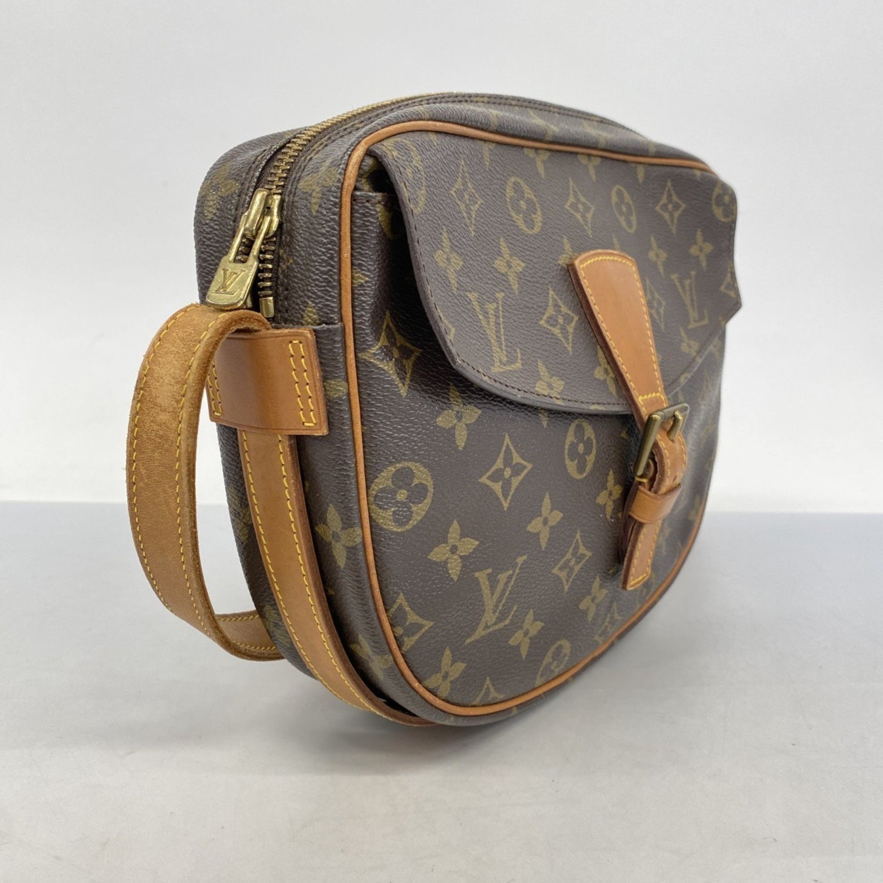 Louis Vuitton Monogram Jeune Fille GM Shoulder Bag M51225 Brown Women's