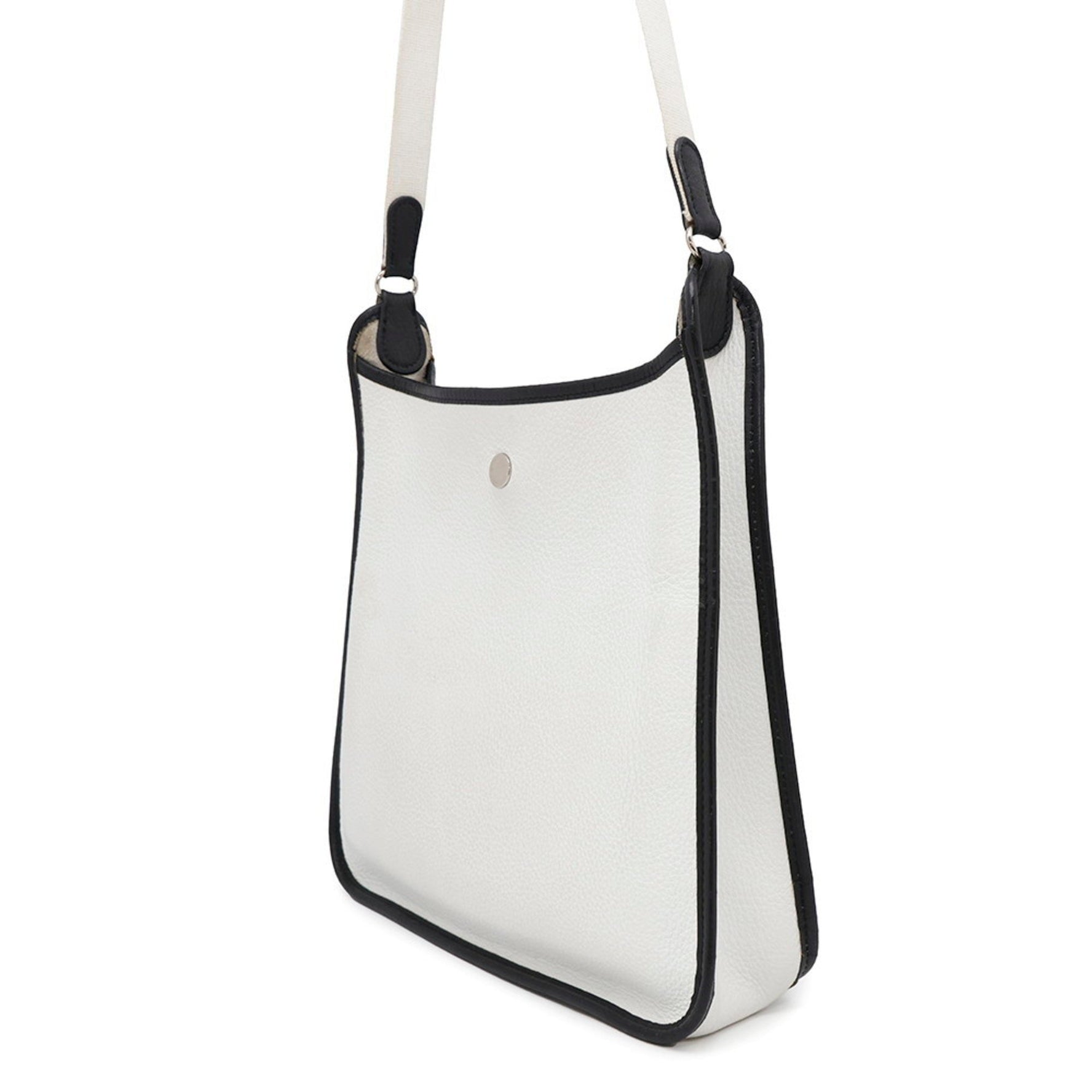 Hermes shoulder bag Vespa PM black white Taurillon Clemence □C stamp