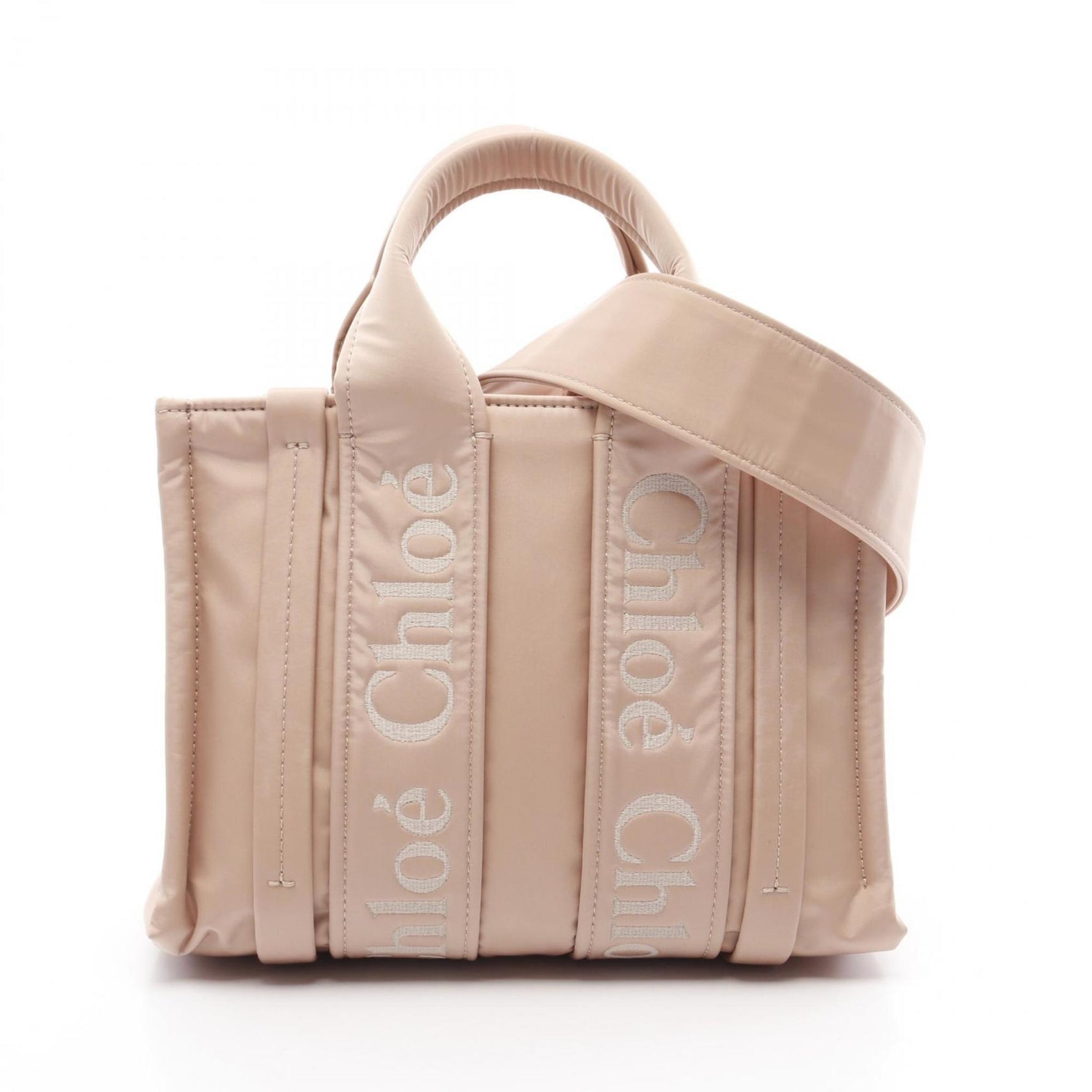 Chloé Chloe WOODY Small Tote Bag Nylon
