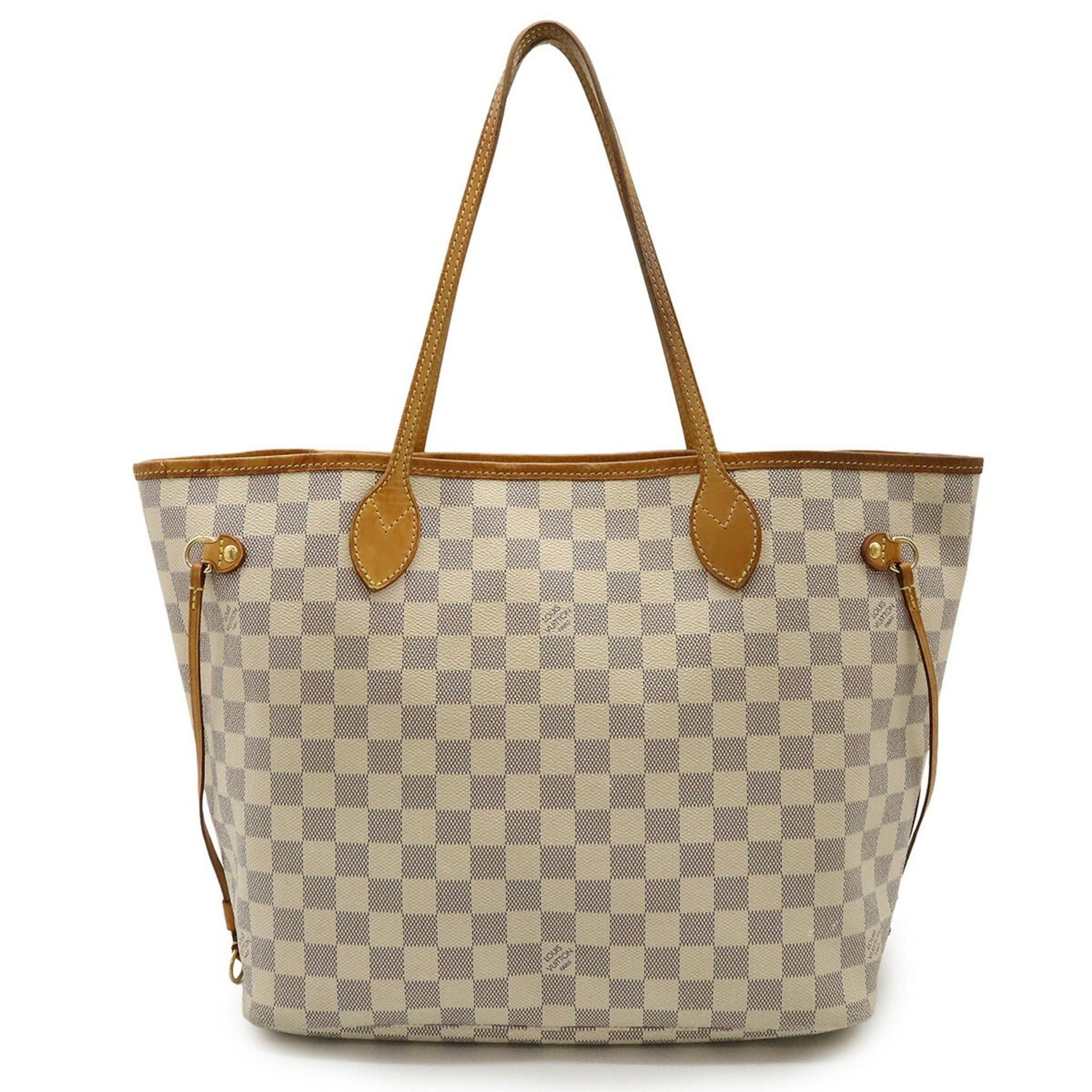 Louis Vuitton Damier Azur Neverfull MM Tote Bag Shoulder