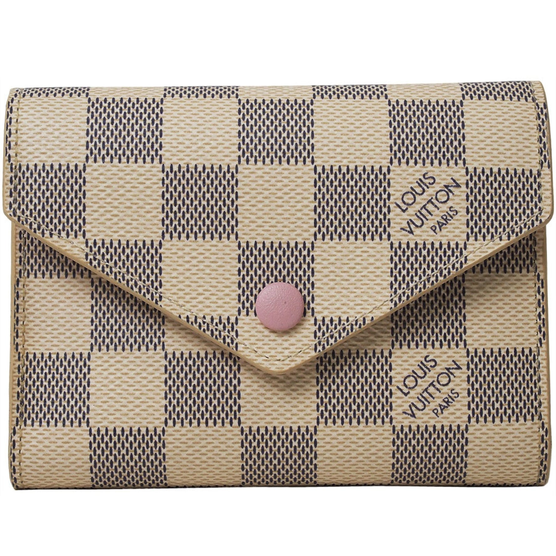 Louis Vuitton Portefeuille Victorine Compact Wallet Damier Azur