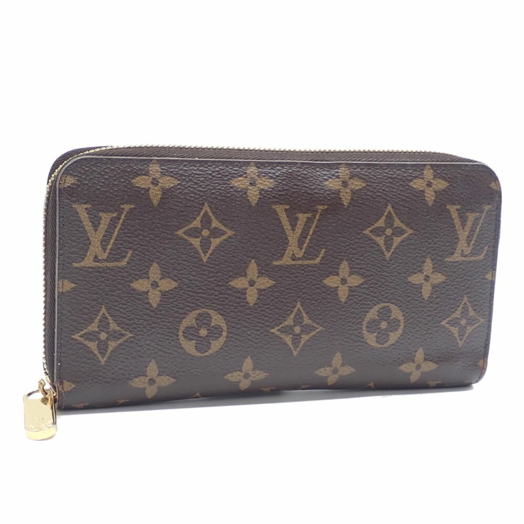 Louis Vuitton Monogram Zippy Wallet, Women's, M41896, Coquelicot Red