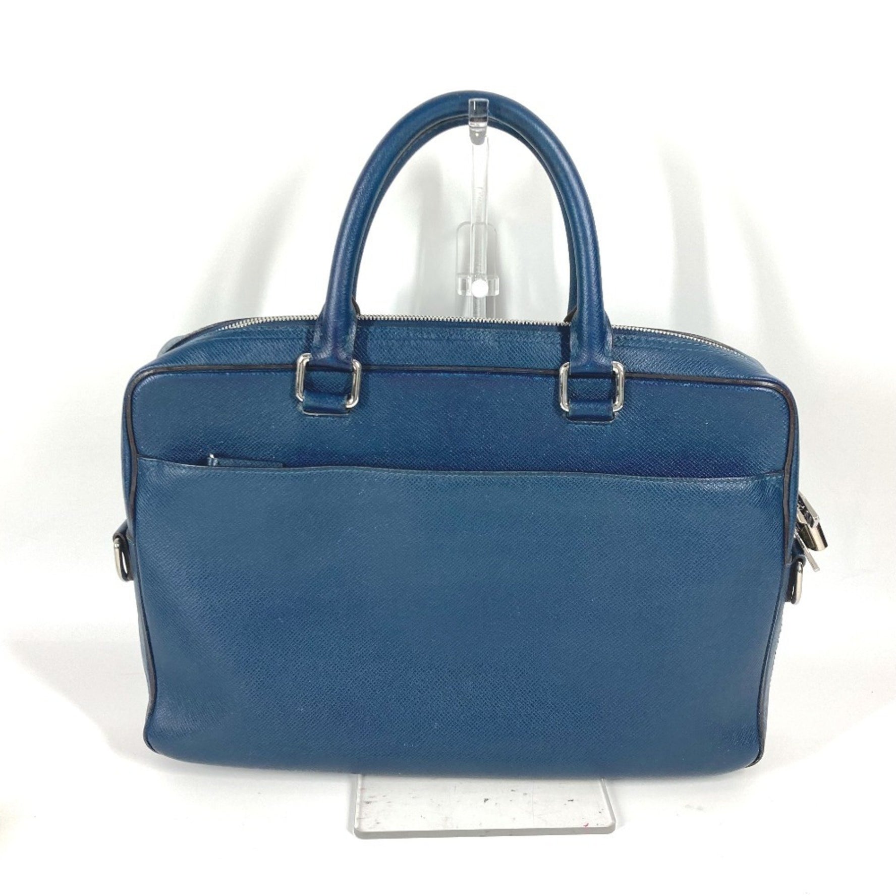 LOUIS VUITTON M32716 Taiga PDB Porte Document Business PM Handbag Bag Tote Briefcase Leather Men's Ocean Navy