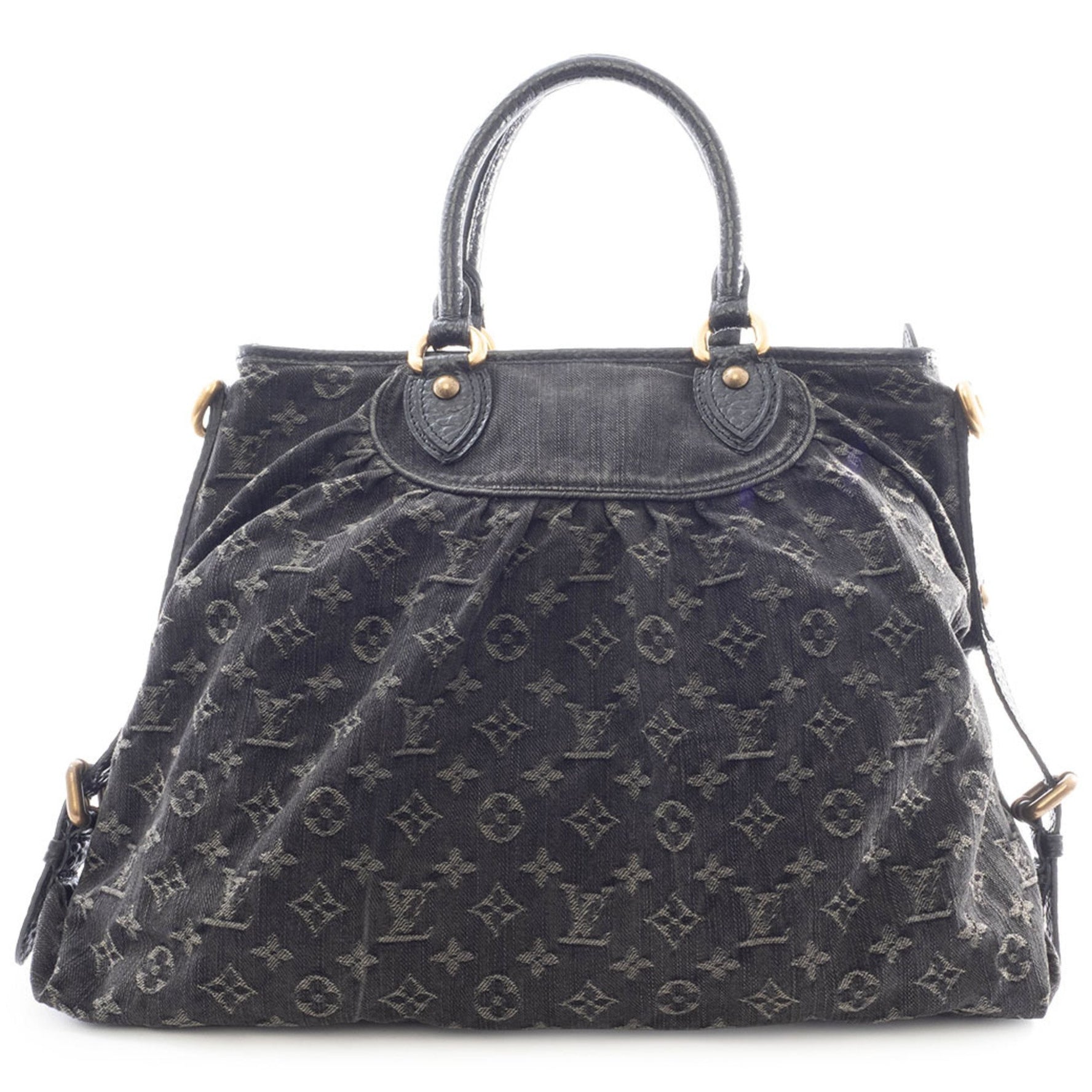Louis Vuitton Neocavi GM Handbag Monogram Denim LOUIS VUITTON