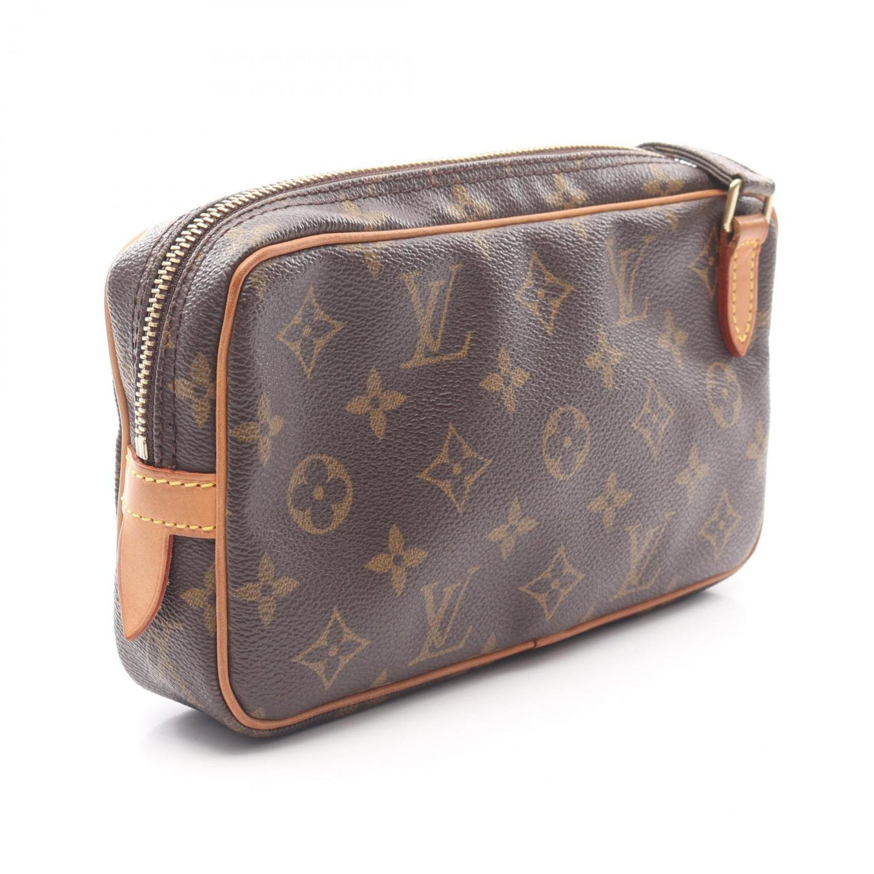 Louis Vuitton Marly Bandouliere Shoulder Bag, Coated Canvas and Leather, Monogram, Brown