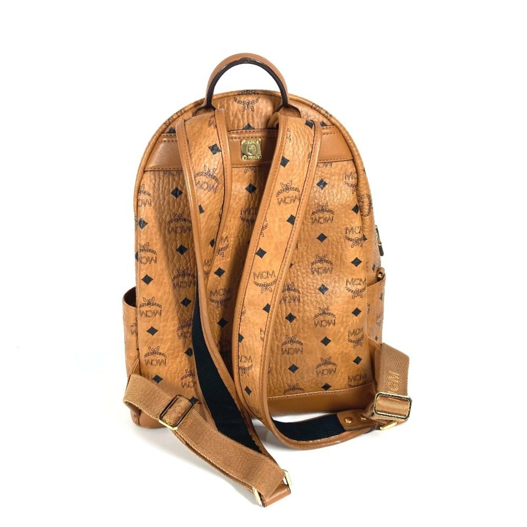 MCM BAPE Collaboration Shark Stark Backpack, Leather, Men's/Women's