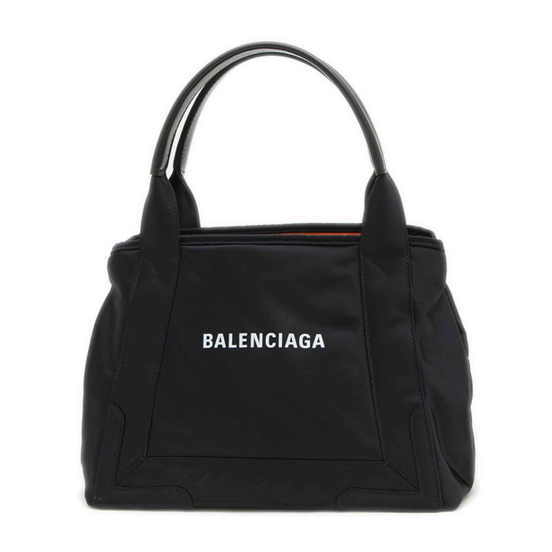 Balenciaga Navy Cabas Tote Bag in Nylon, Size Small