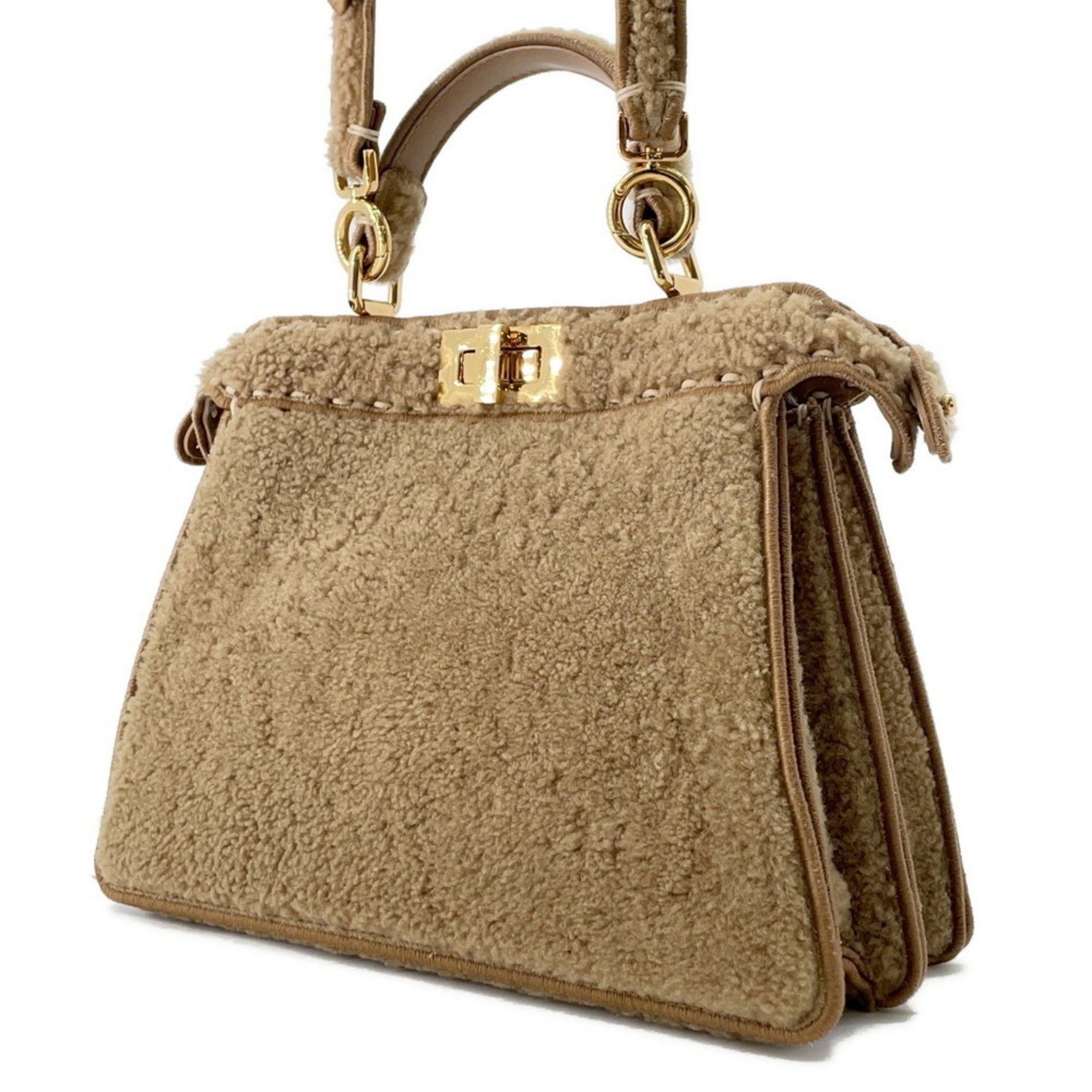 Fendi Handbag Peekaboo ISEEU Small Mouton
