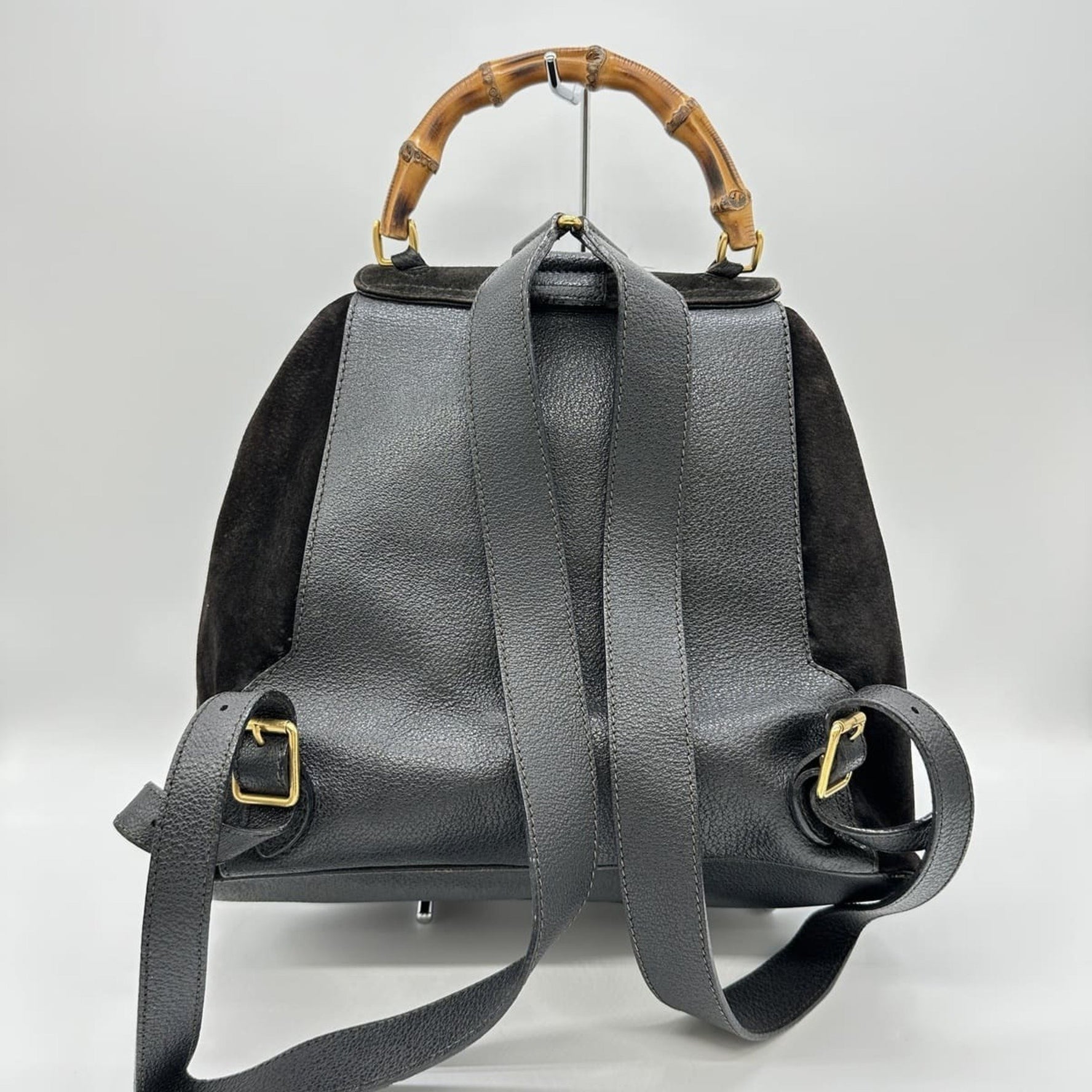 GUCCI 003/2058 Bamboo Backpack/Daypack in Suede