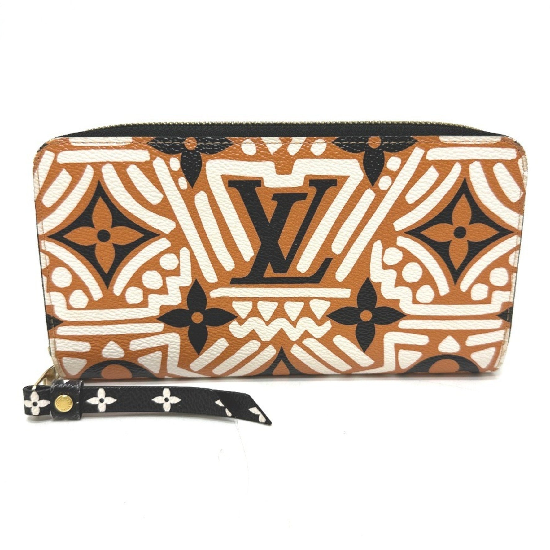 LOUIS VUITTON M69437 Monogram LV Crafty Zippy Wallet Long in Canvas, Women's, Brown