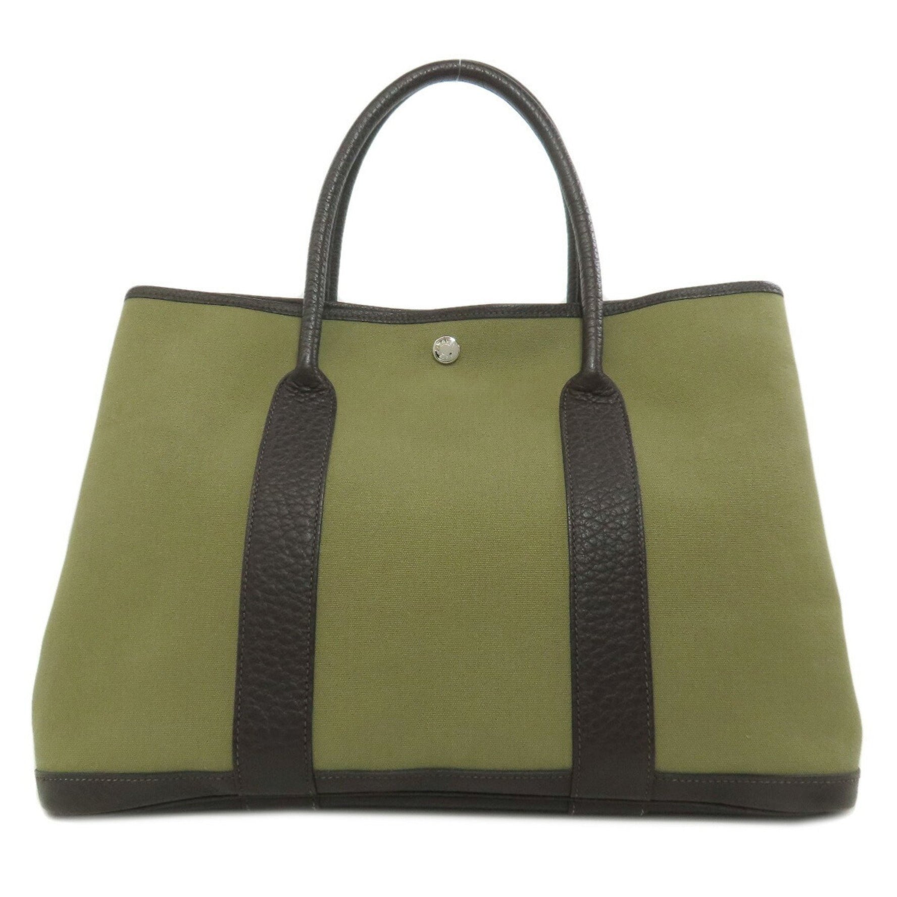 Hermes Garden PM Tote Bag Toile Officier Women's HERMES