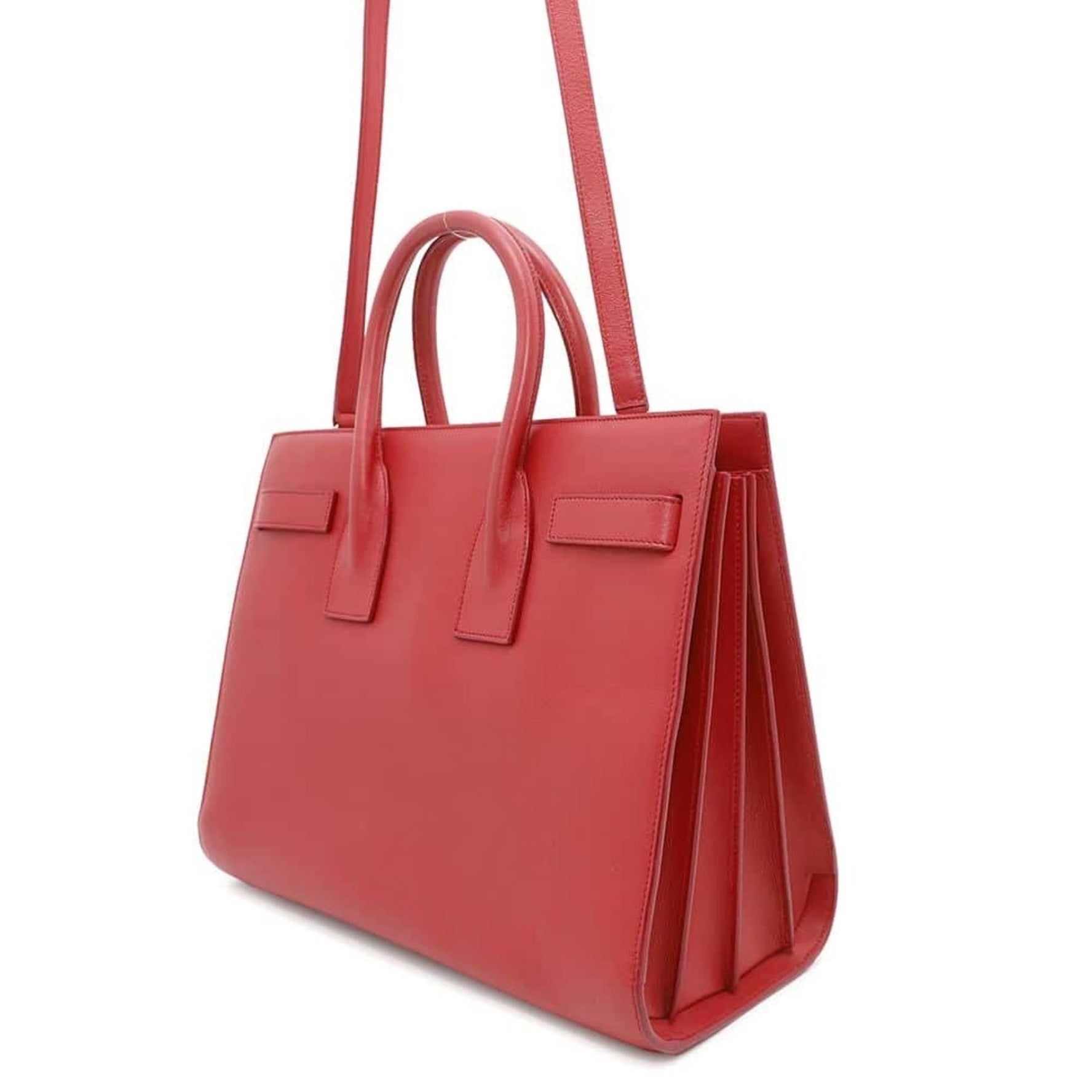 Saint Laurent handbag Sac Jour leather SAINT LAURENT PARIS bag 2way shoulder