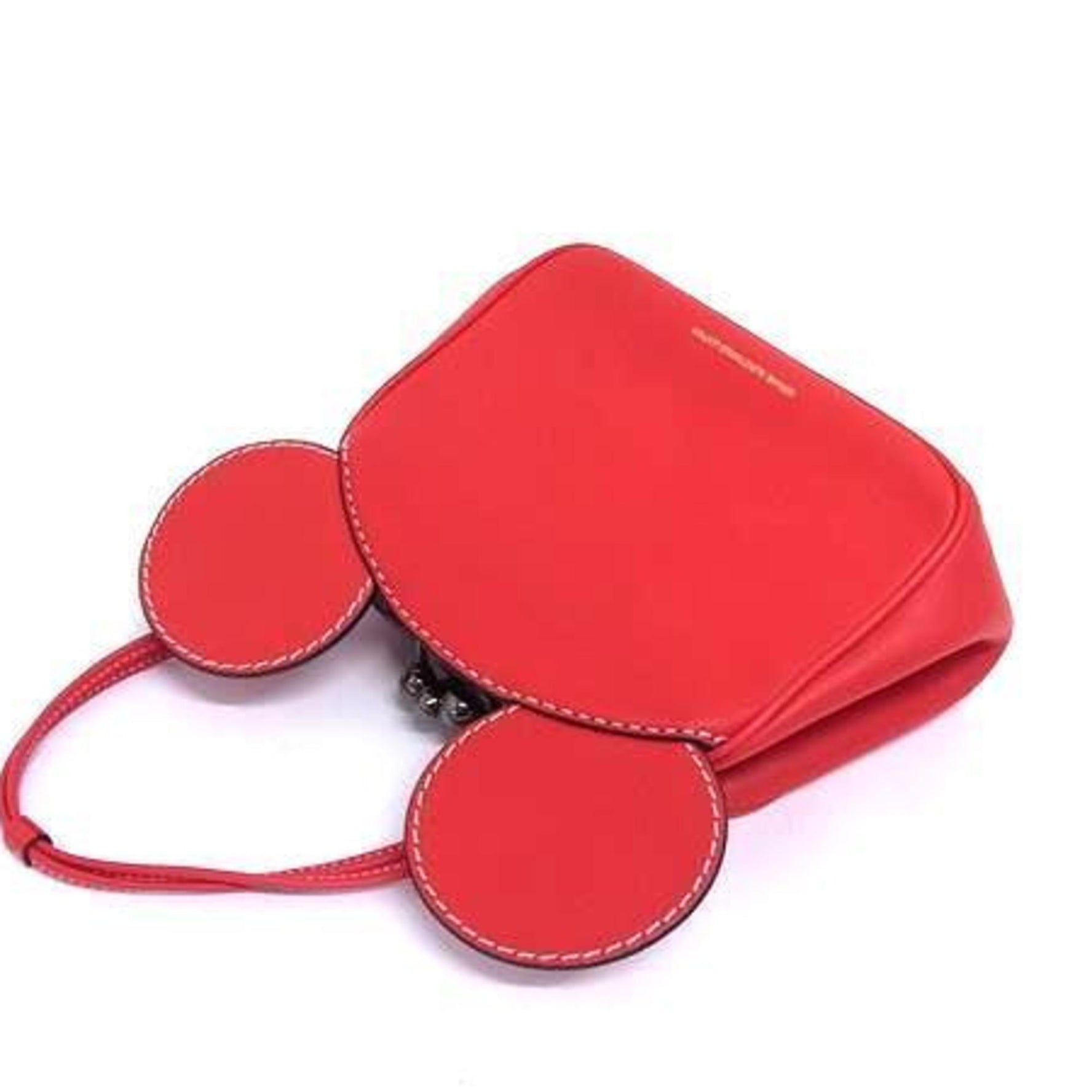 COACH Disney Collaboration Handbag Red Leather Shoulder Bag