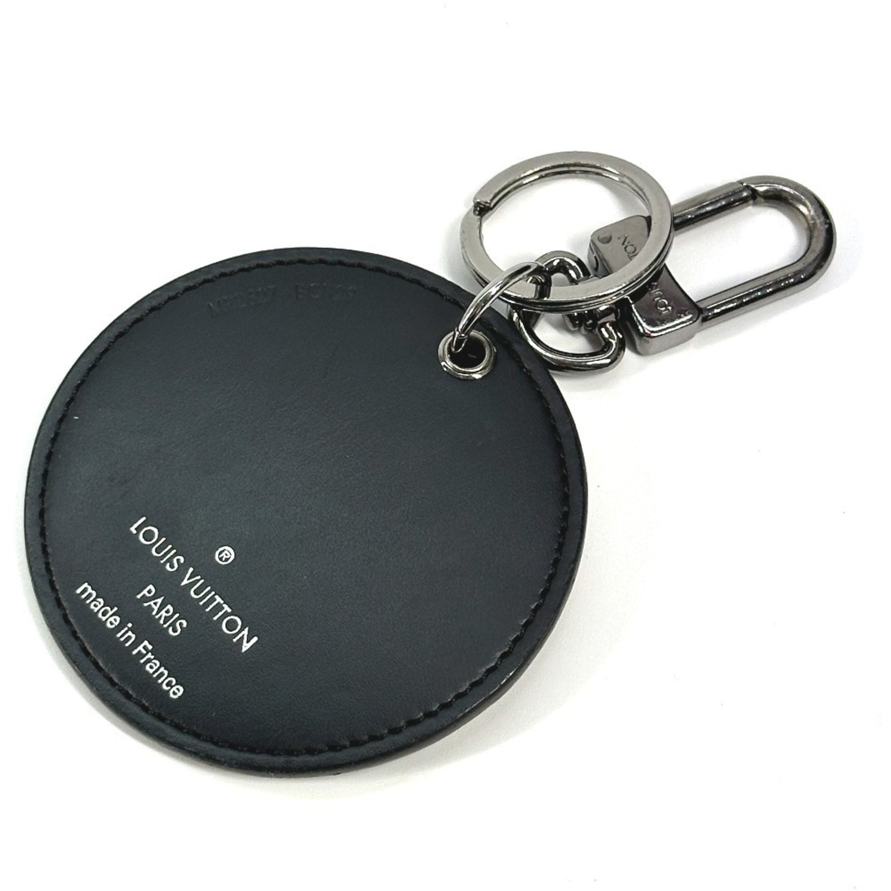 Louis Vuitton Monogram Porto Clay Lustre Bag Charm Keychain Canvas Brown