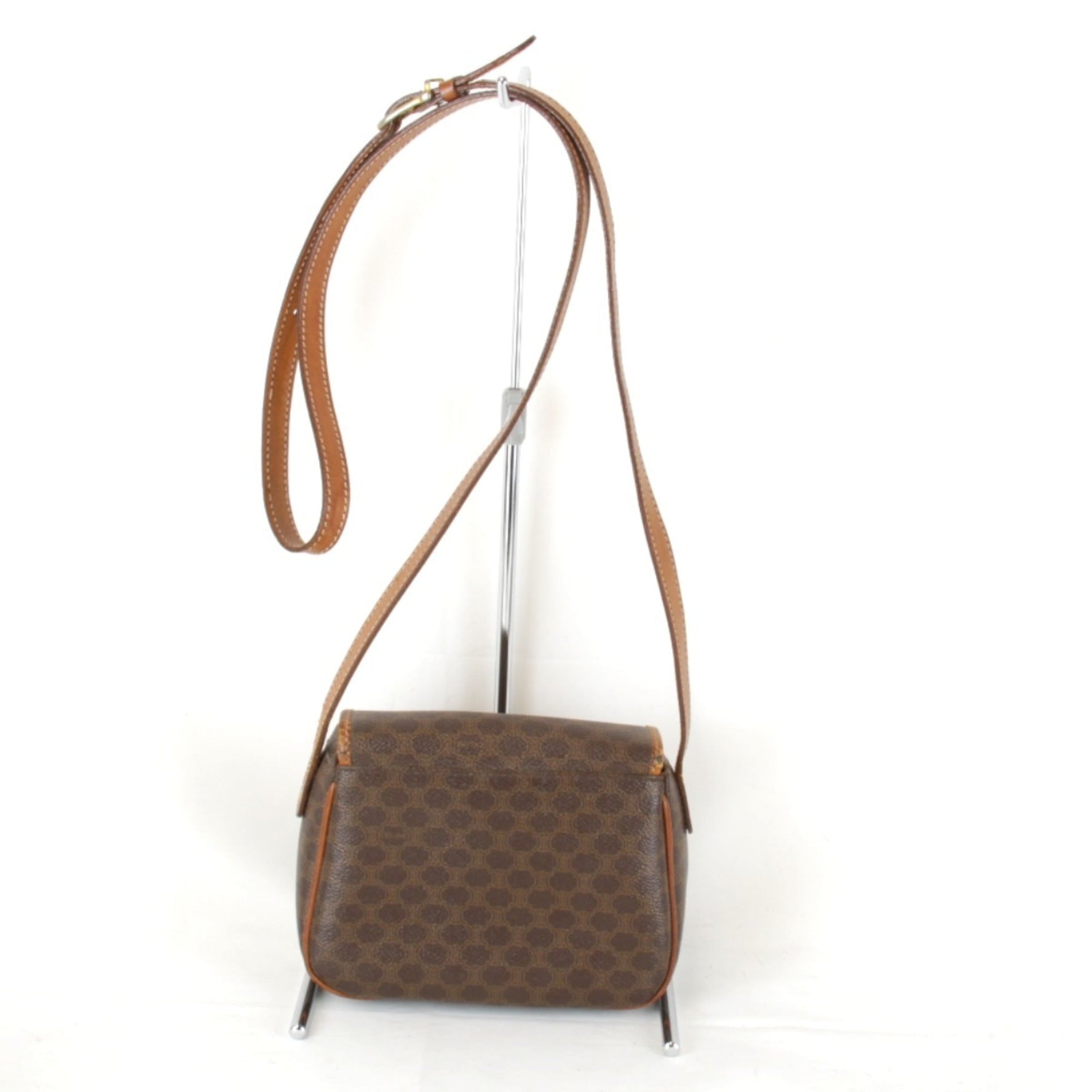 CELINE Macadam Mini Shoulder Bag / Leather