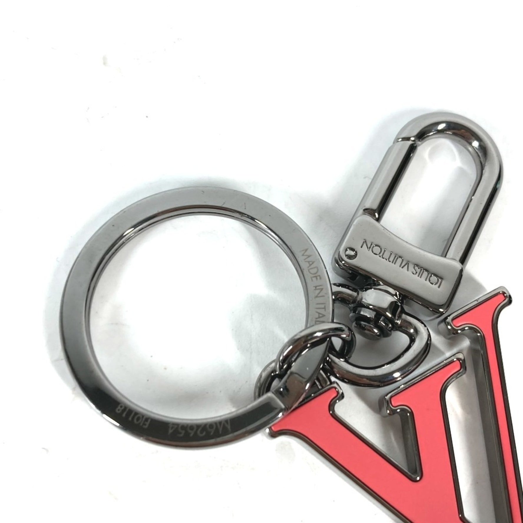 LOUIS VUITTON M62654 Porte-Clés LV Chromatic Bag Charm Keychain Metal Men's Pink