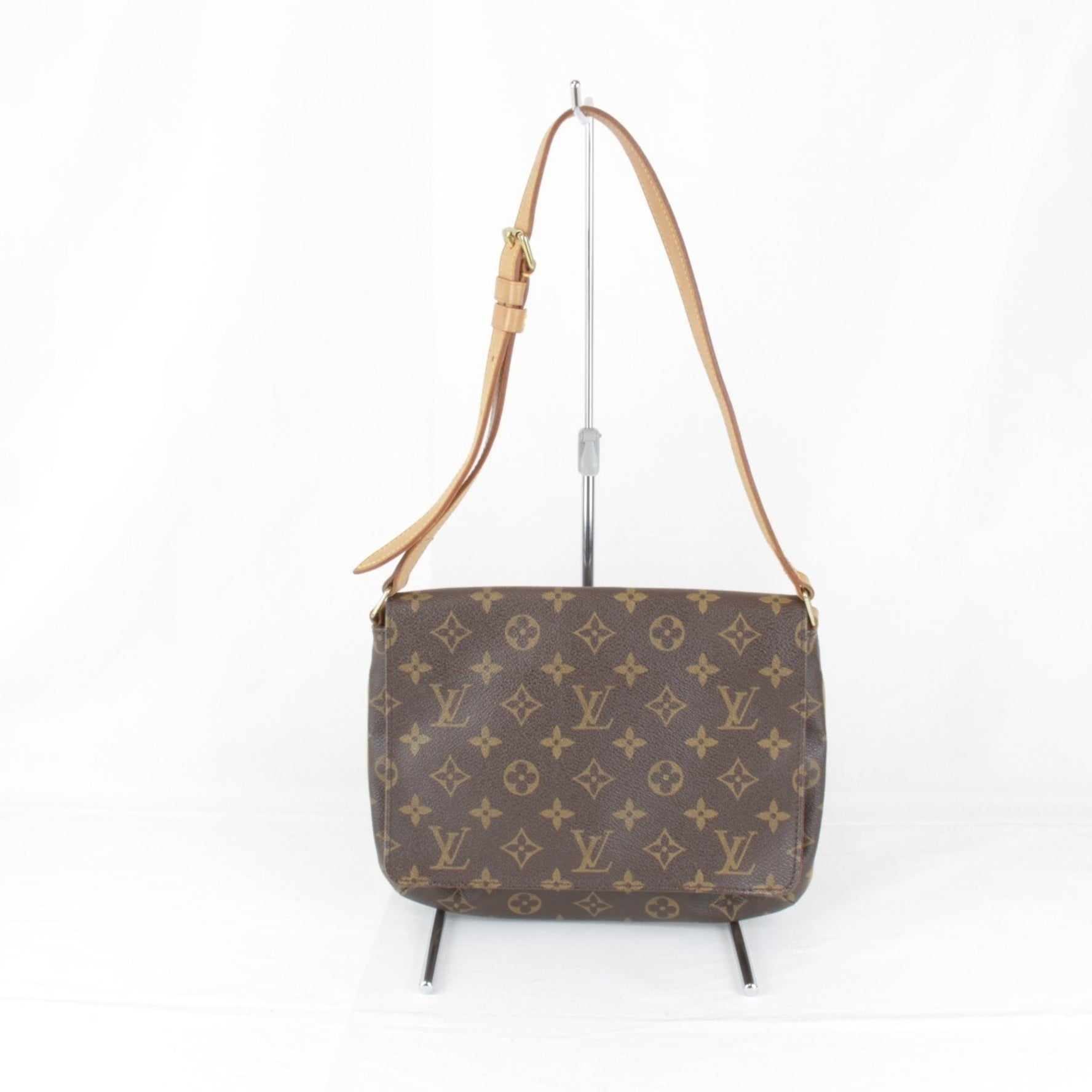 Louis Vuitton Musette Tango Shoulder Bag Monogram Canvas