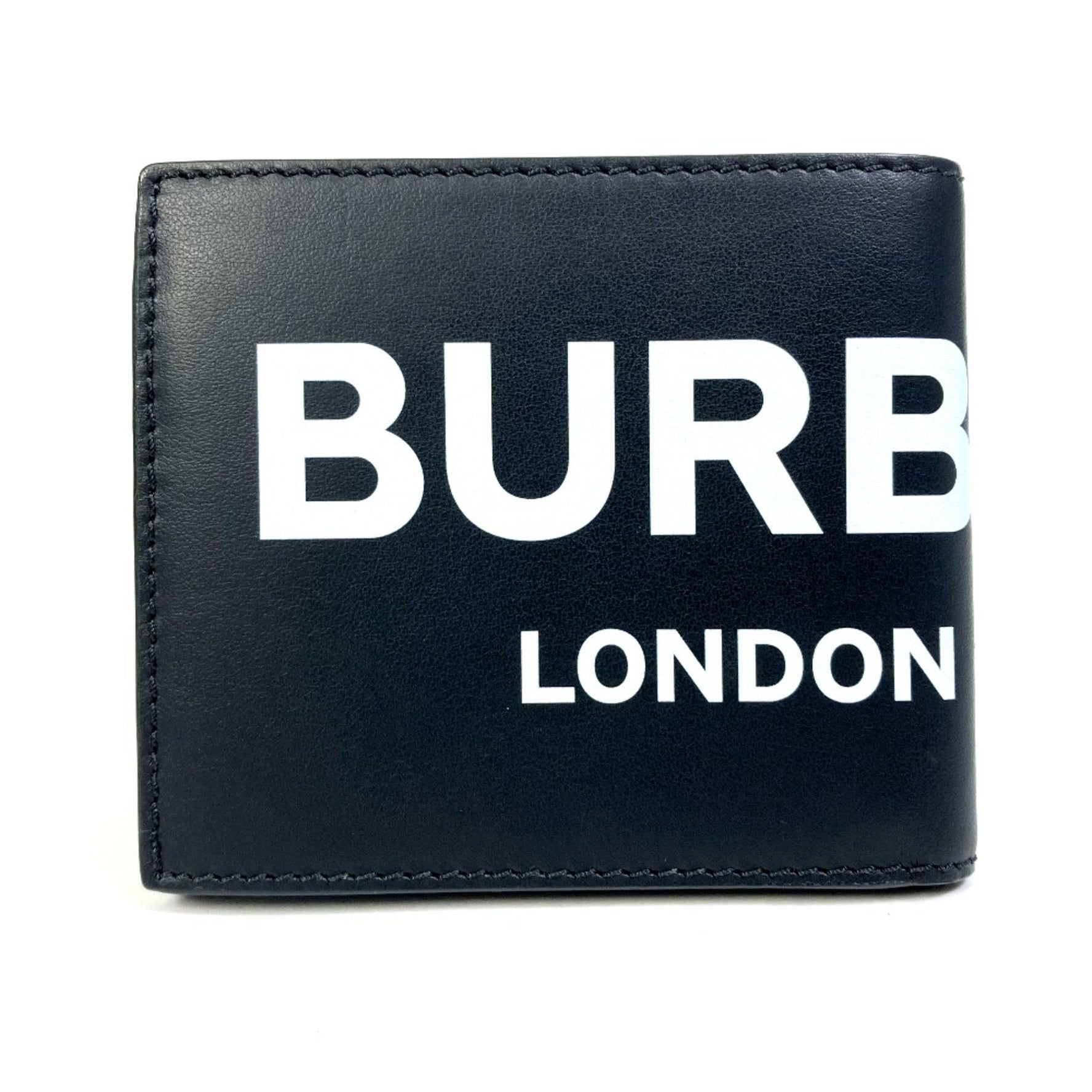 Burberry logo Bill Compartment Folded wallet Black