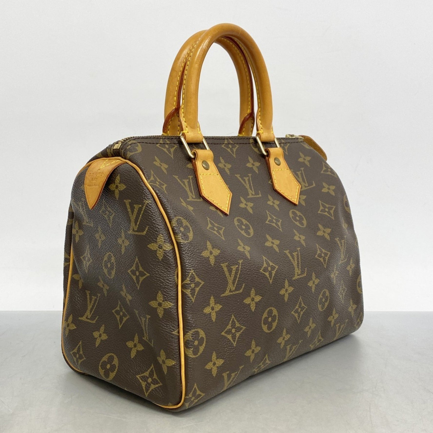 Louis Vuitton Monogram Speedy 25 Handbag M41109 Brown Women's