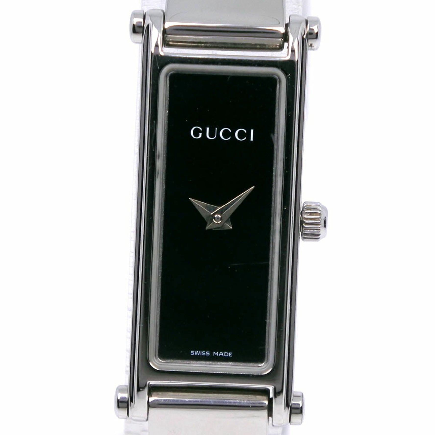 Gucci GUCCI Watch Stainless Steel Quartz Analog Display Black Dial Women's