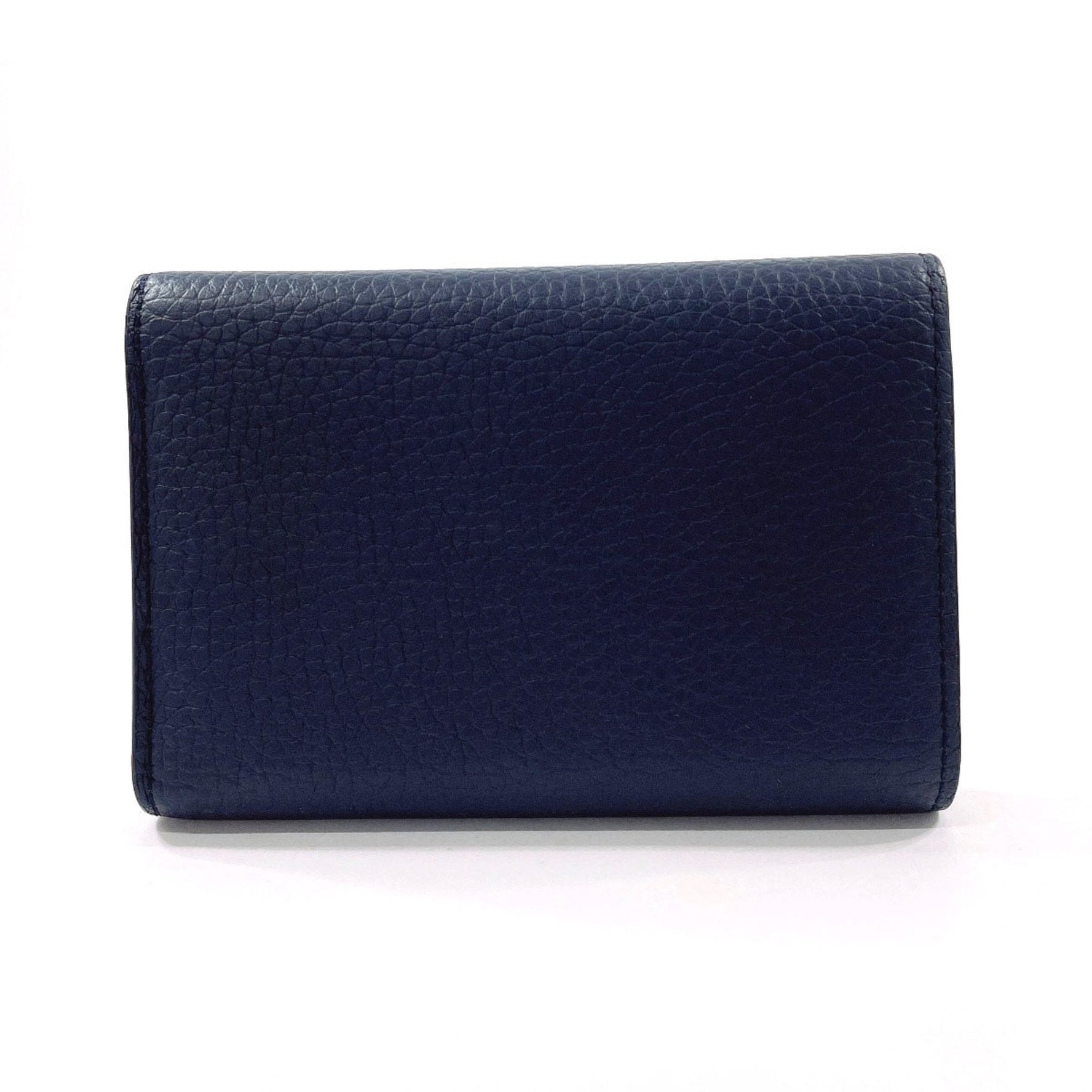 Louis Vuitton Portefeuille Capucines Compact Tri-fold Wallet Taurillon Navy