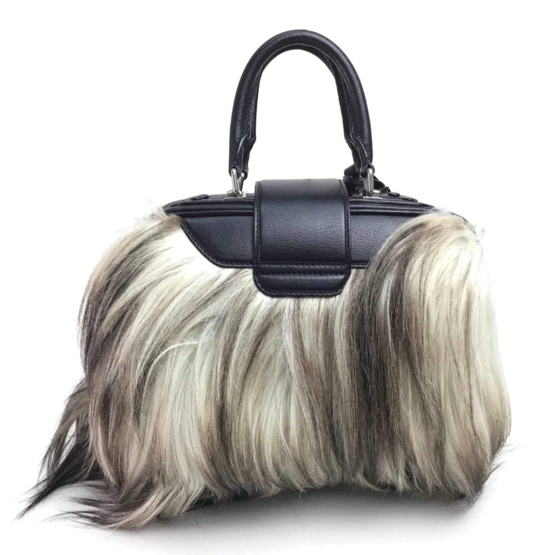 Louis Vuitton fur Hand Bag Noir