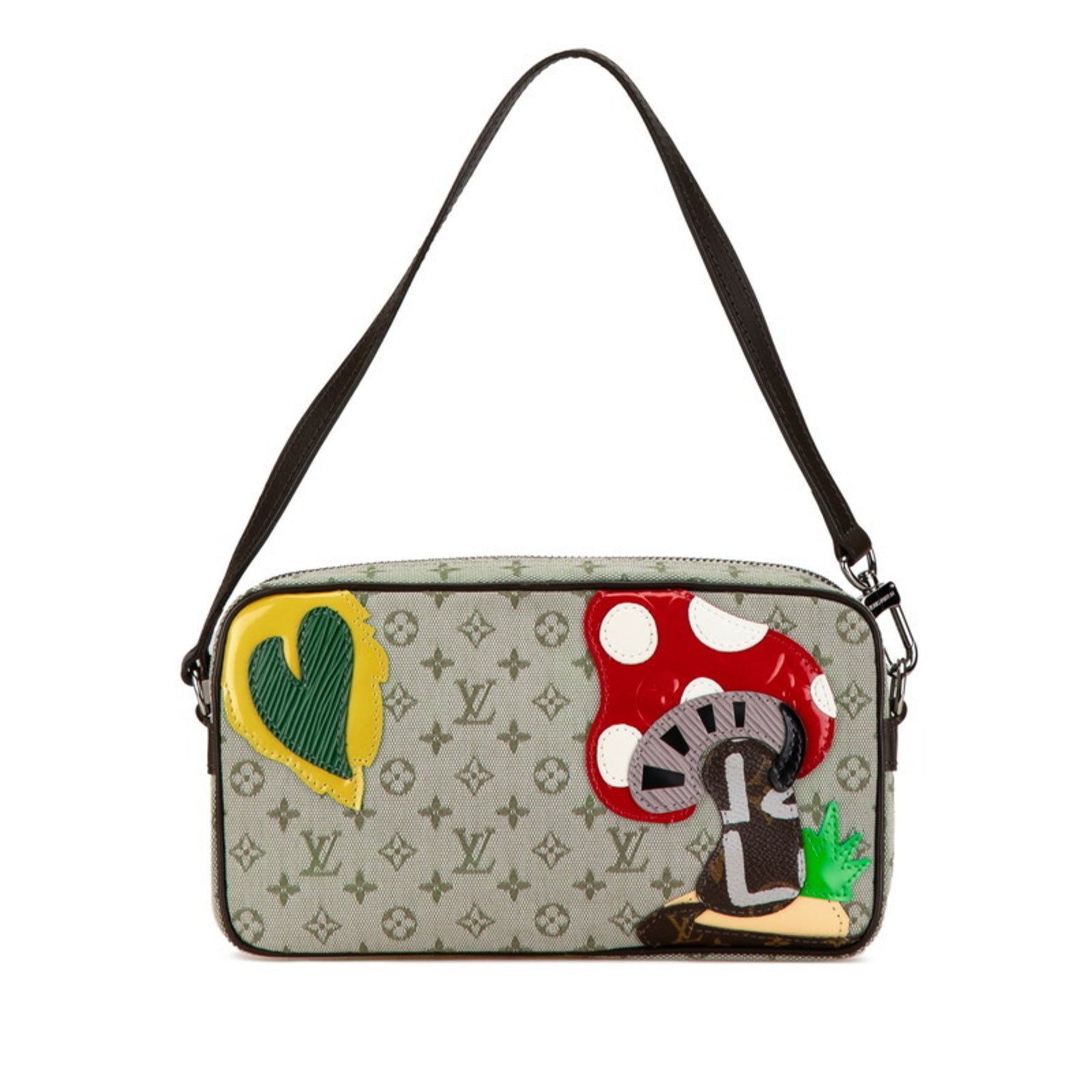 Louis Vuitton Monogram Mini Conduffe Pochette Fairytale Shoulder Bag M92274 Khaki Green Canvas Leather Women's LOUIS VUITTON