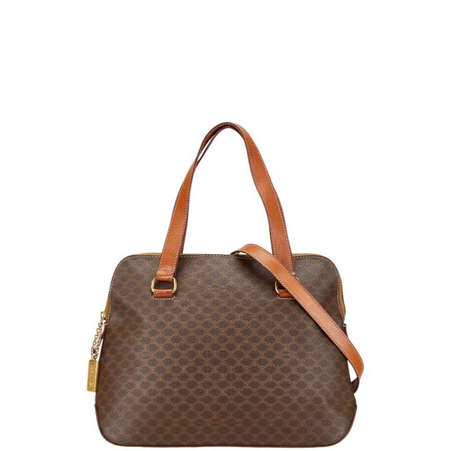 Celine Macadam Handbag Shoulder Bag PVC Leather