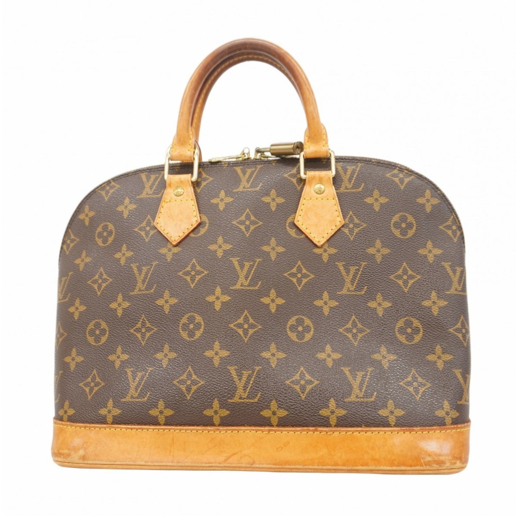 Louis Vuitton Monogram Alma Handbag M51130 Brown Women's
