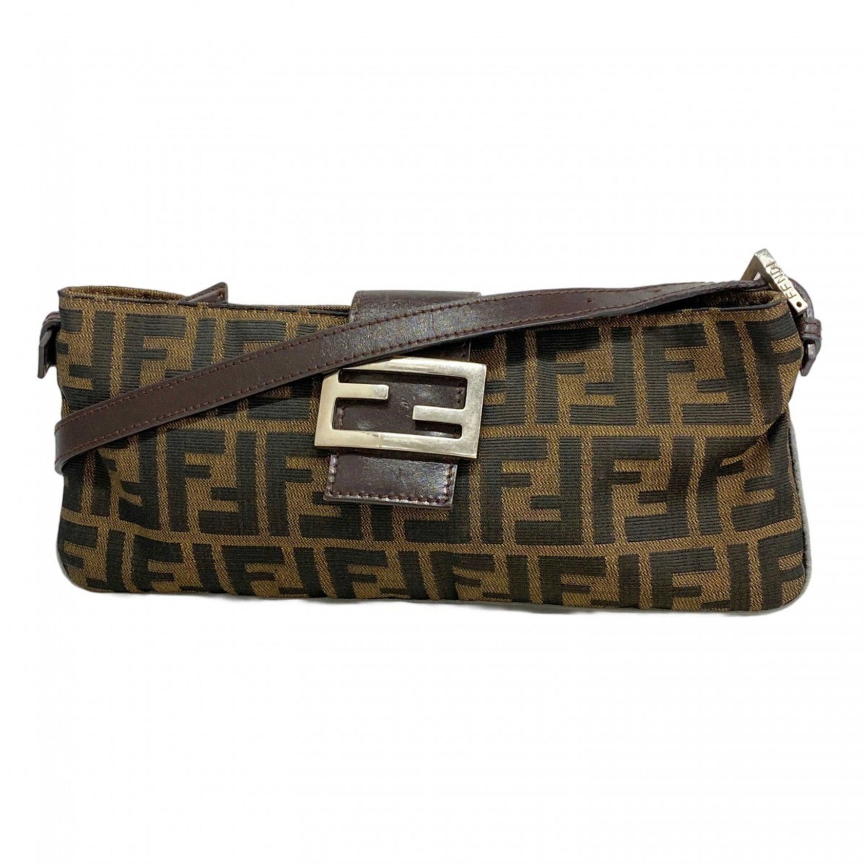 Fendi Zucca Nylon Canvas Shoulder Bag