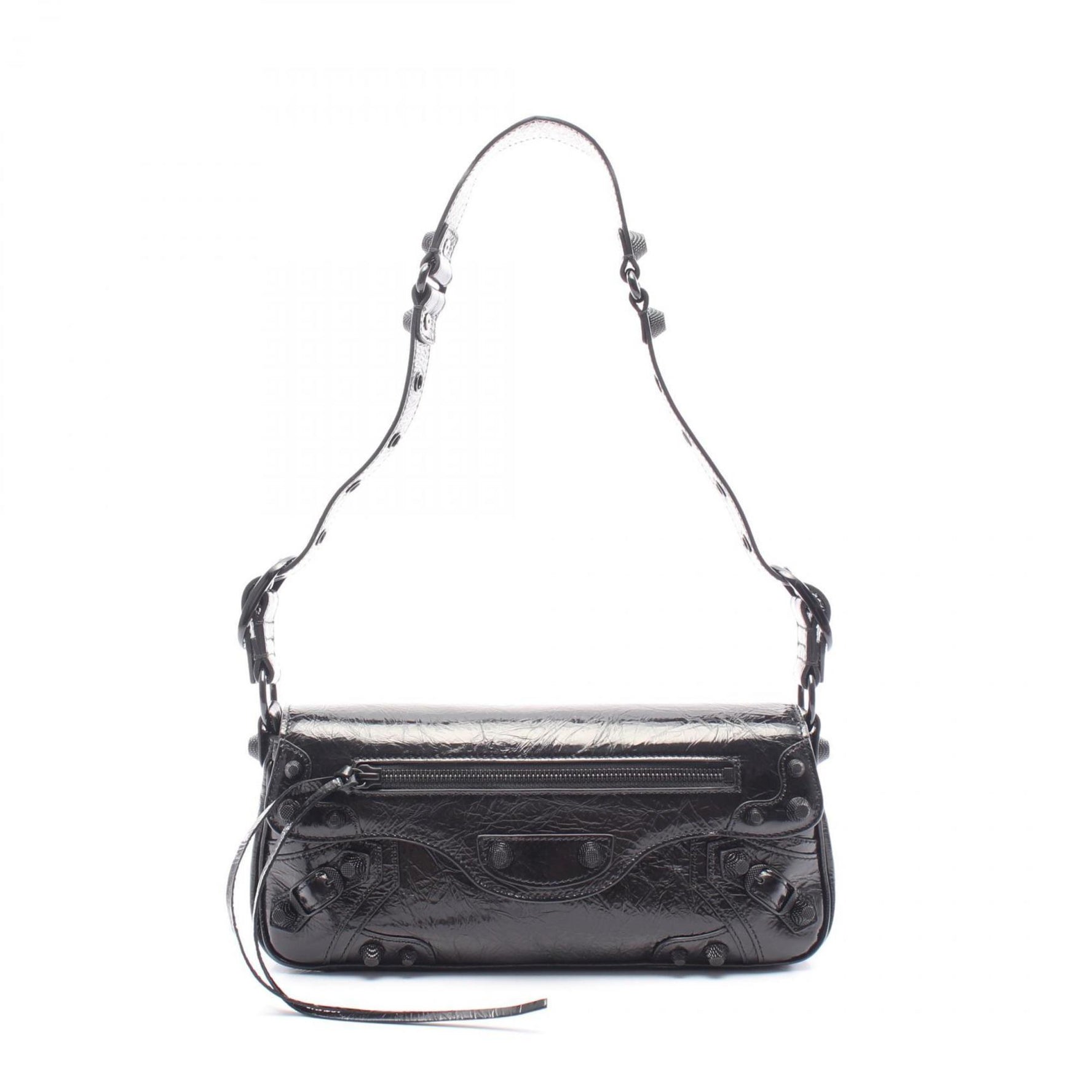 BALENCIAGA Le Cagole S Shoulder Bag Leather Women's Black 7716402AA8H1000