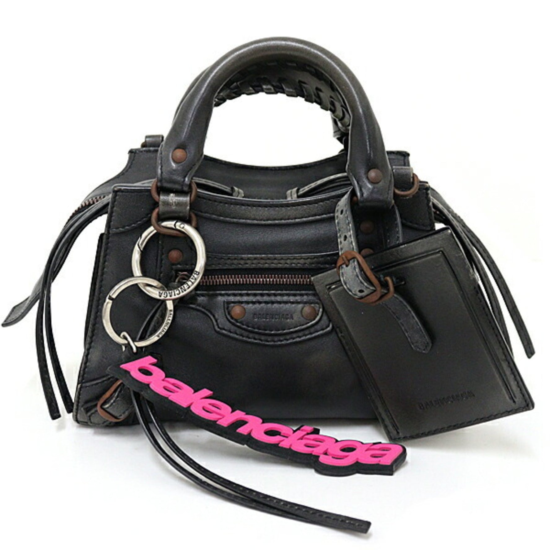 BALENCIAGA Neo Classic City Mini 2way Handbag NEO CLASSIC Black