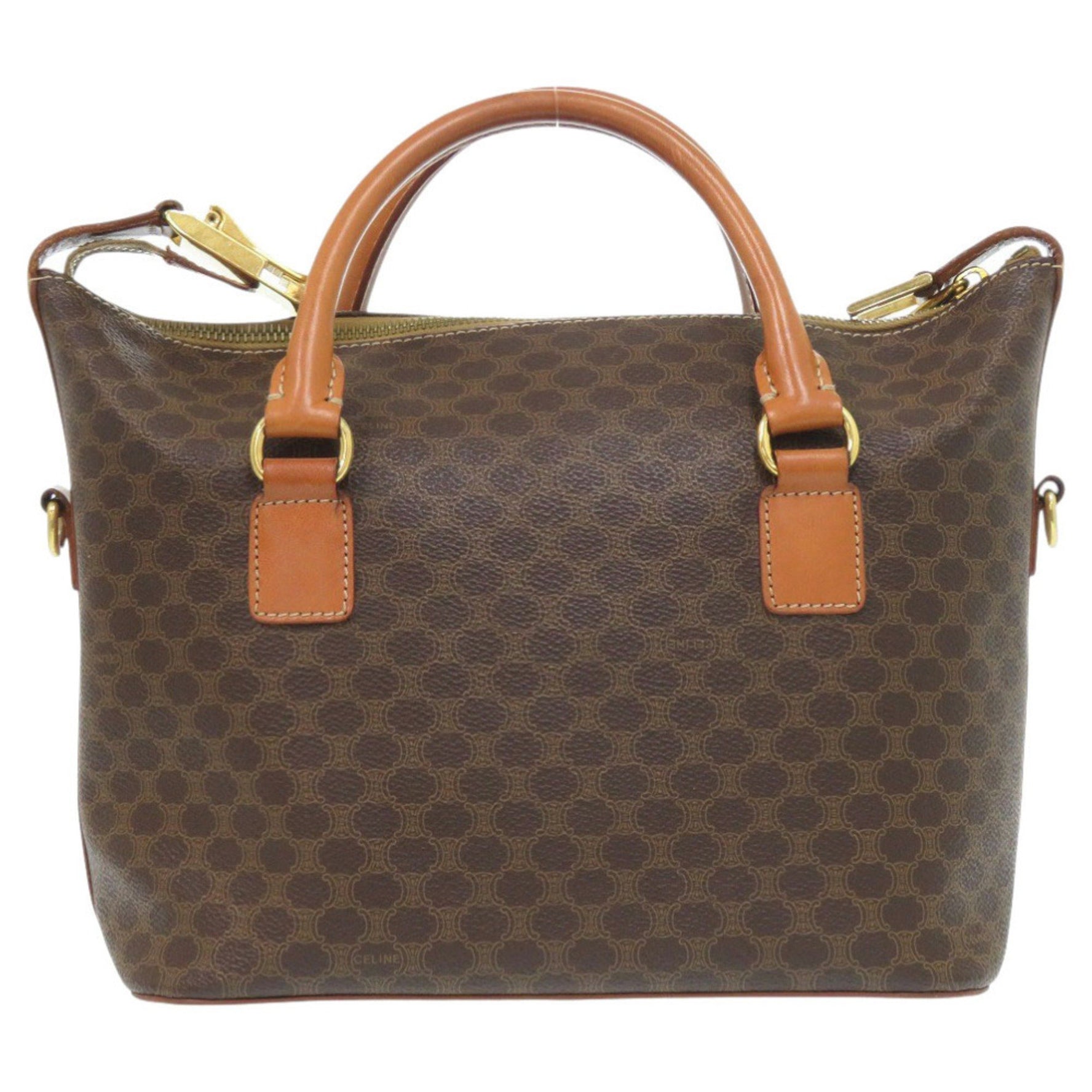 Celine Macadam PVC/Leather Handbag 0688