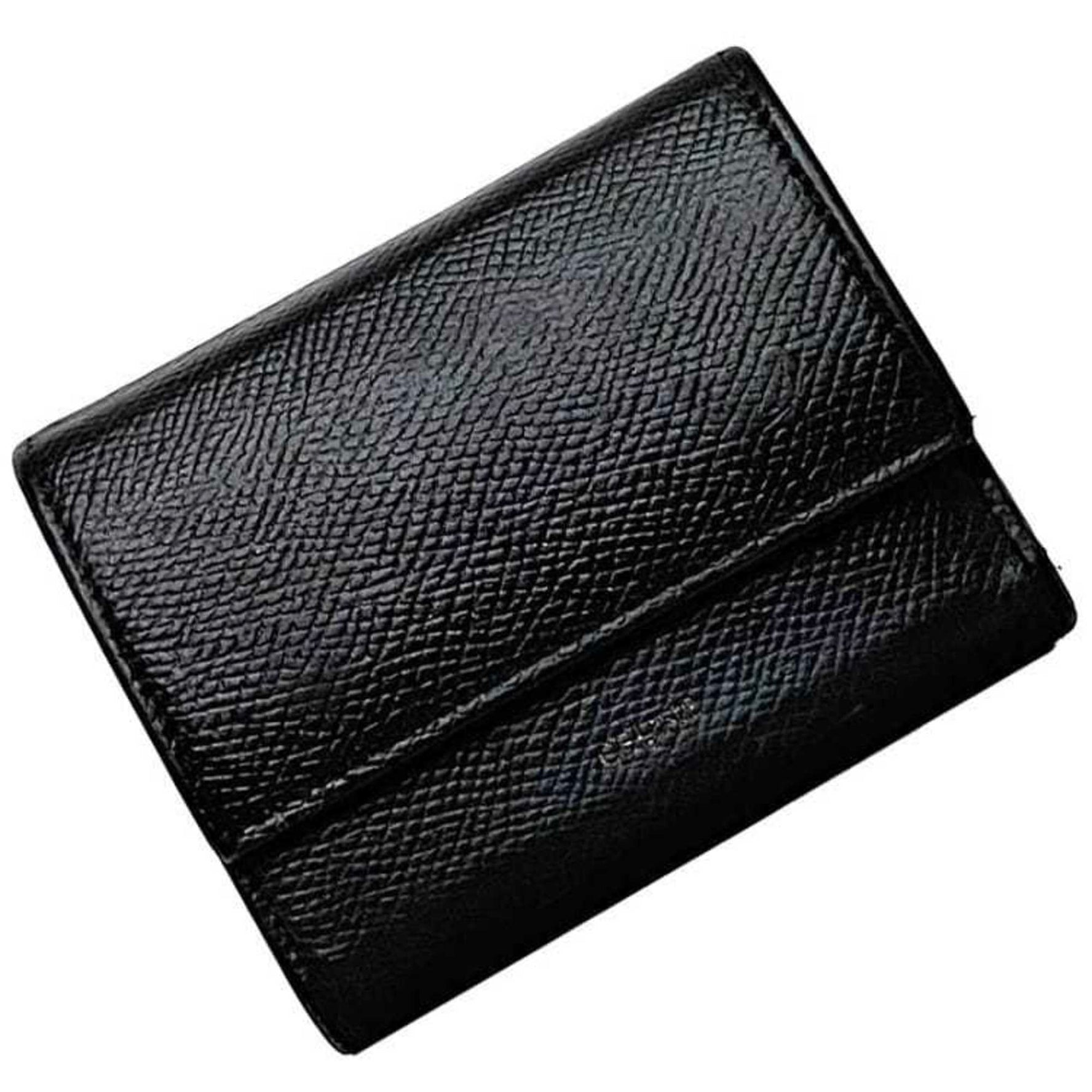 Celine Tri-fold Wallet Compact Leather Mini Men's Folding