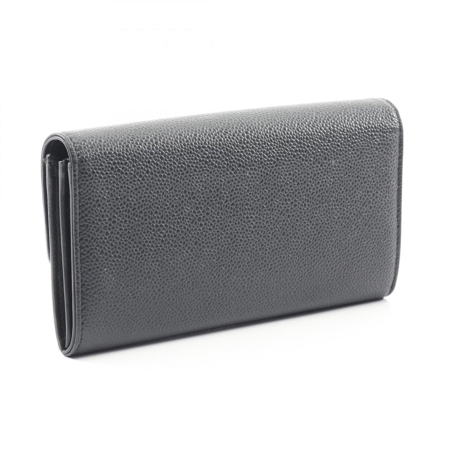 CHANEL Coco Mark Bifold Long Wallet in Caviar (Grained Calfskin)
