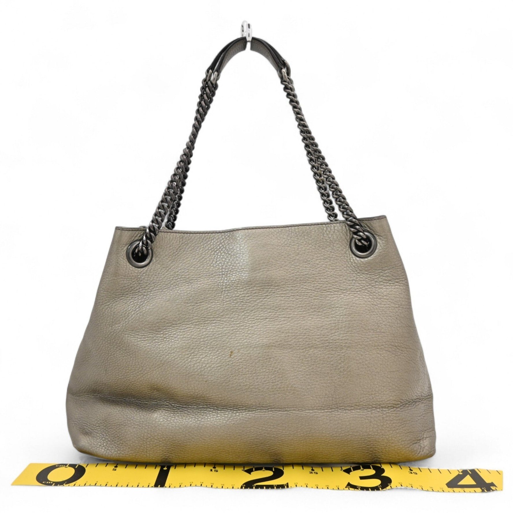 Gucci Soho Chain Shoulder Bag in Silver