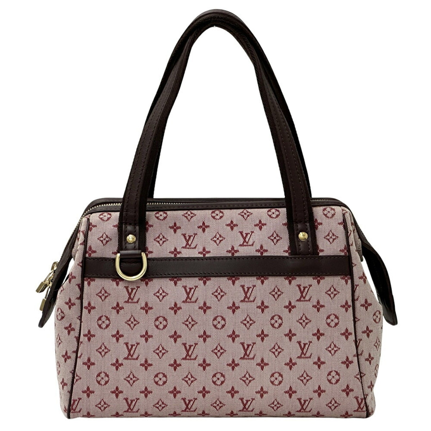 Louis Vuitton Monogram Mini Handbag, Canvas Josephine PM Red/Pink Boston Bag
