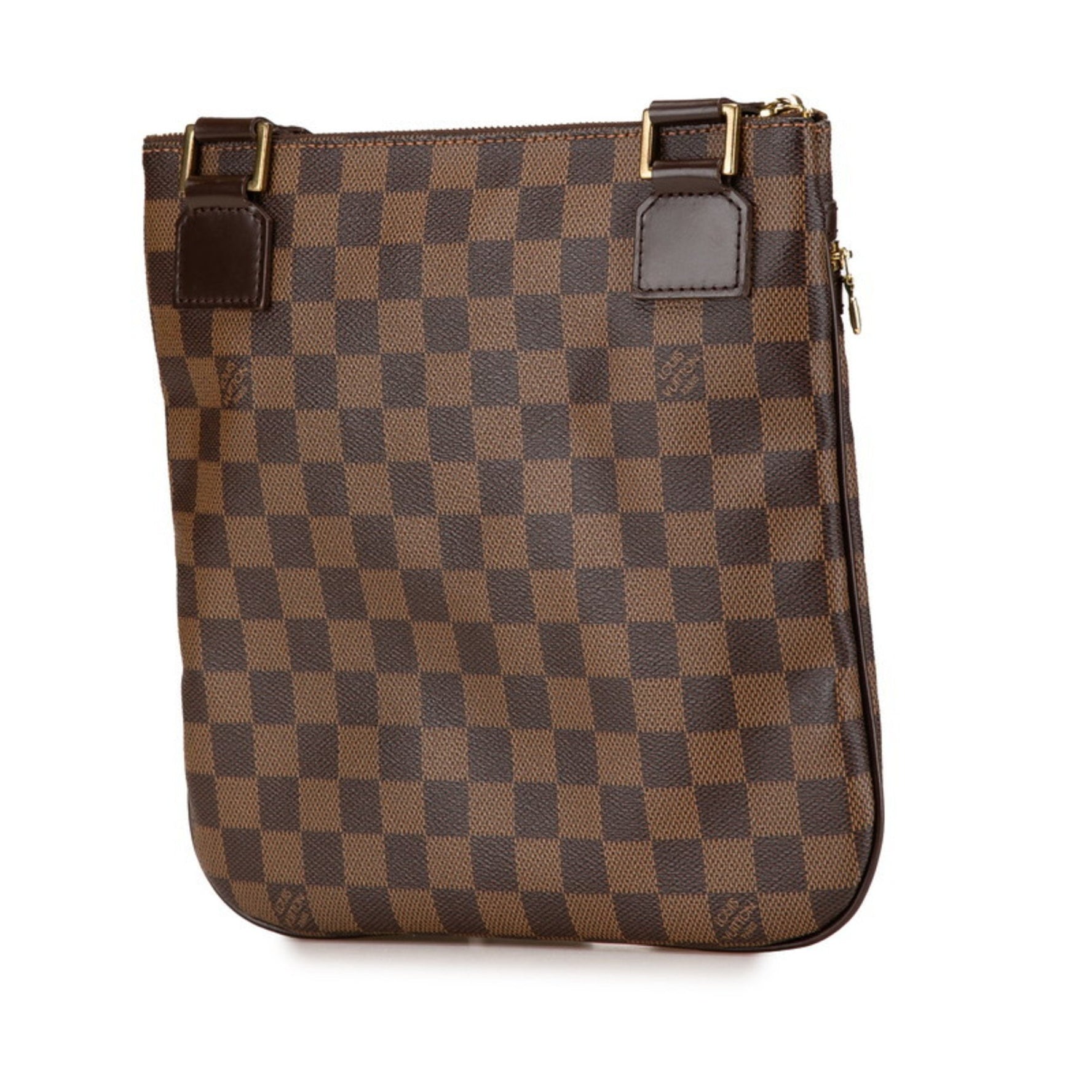 Louis Vuitton Damier Pochette Bosphore Crossbody Shoulder Bag Brown PVC Leather