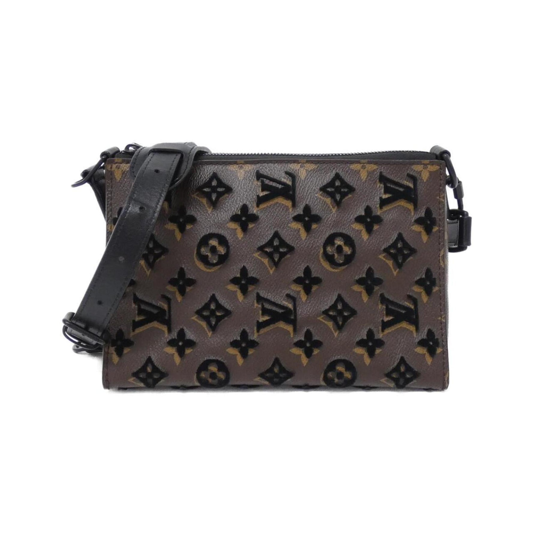 Louis Vuitton Monogram Tuftage Triangle Messenger Shoulder Bag