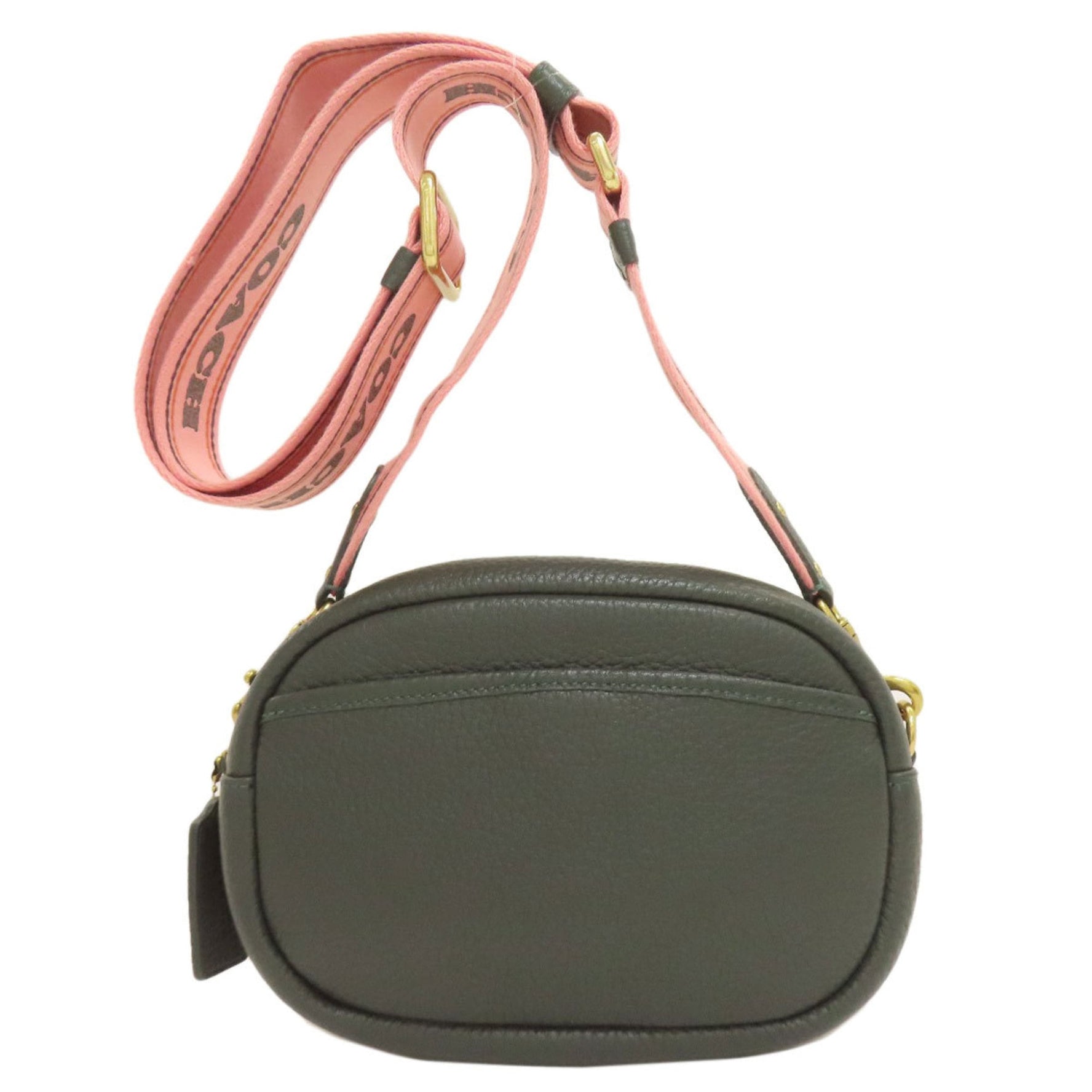 Coach Camera Bag Shoulder Leather