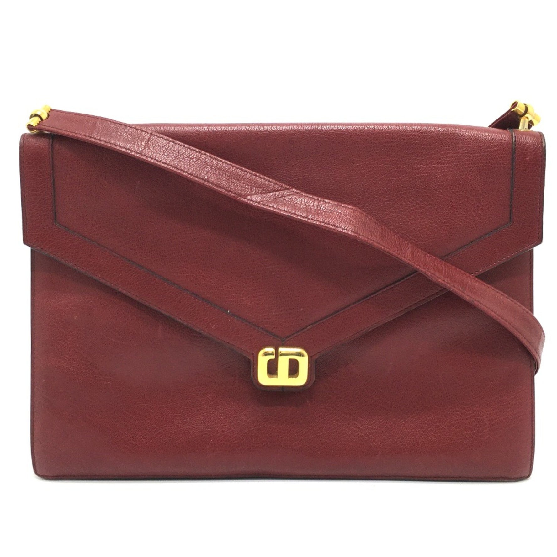 Christian Dior Christian CDHardware bag shawl Shoulder Bag GoldHardware