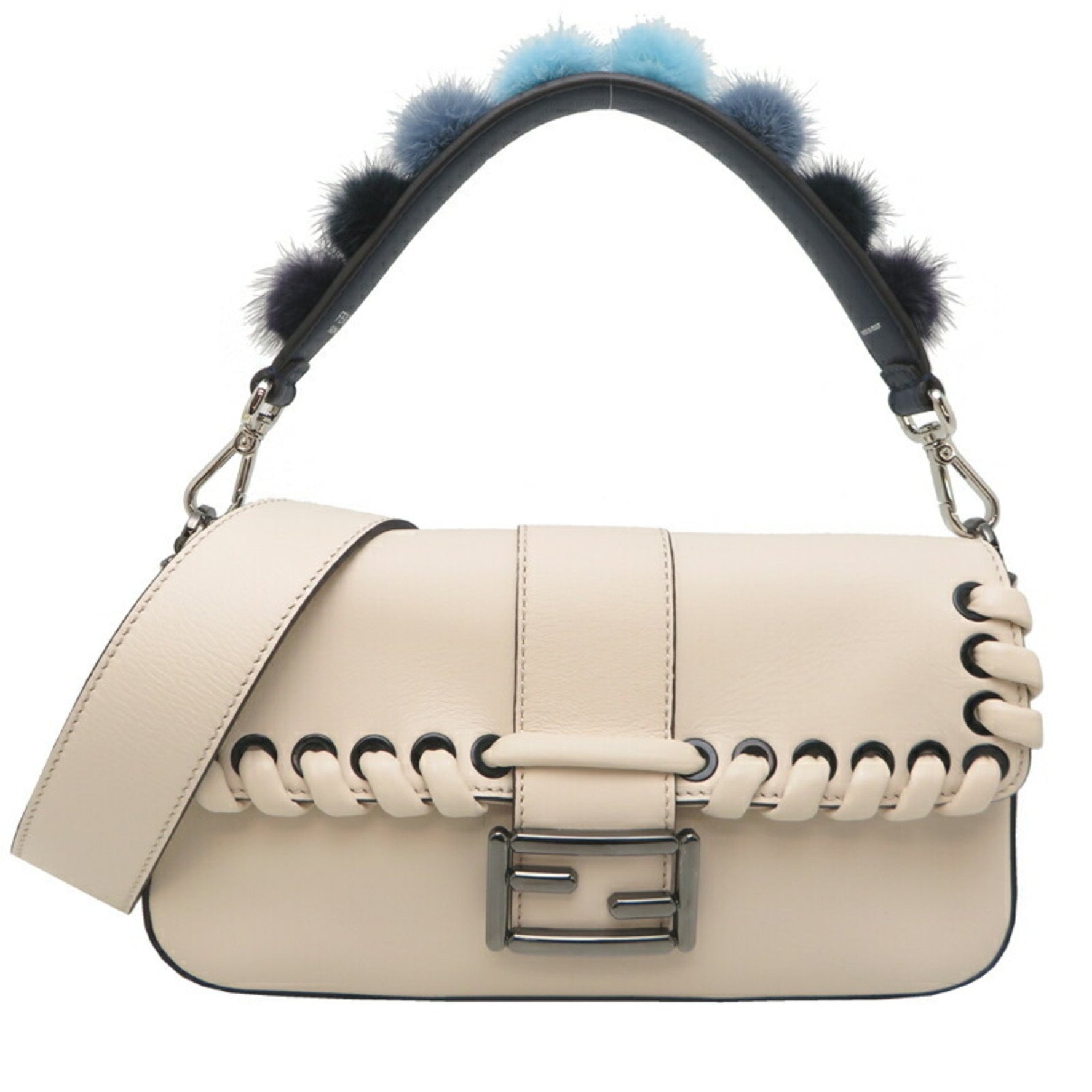 Fendi Mamma Bucket Handbag Leather